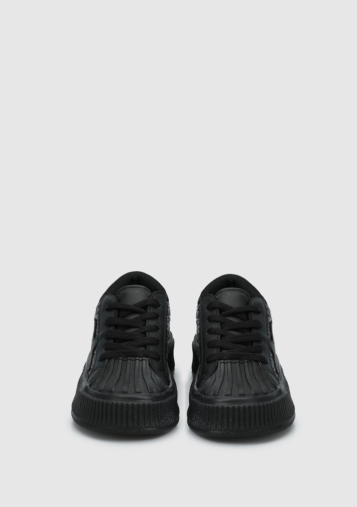 Siyah Kız Çocuk Sneaker