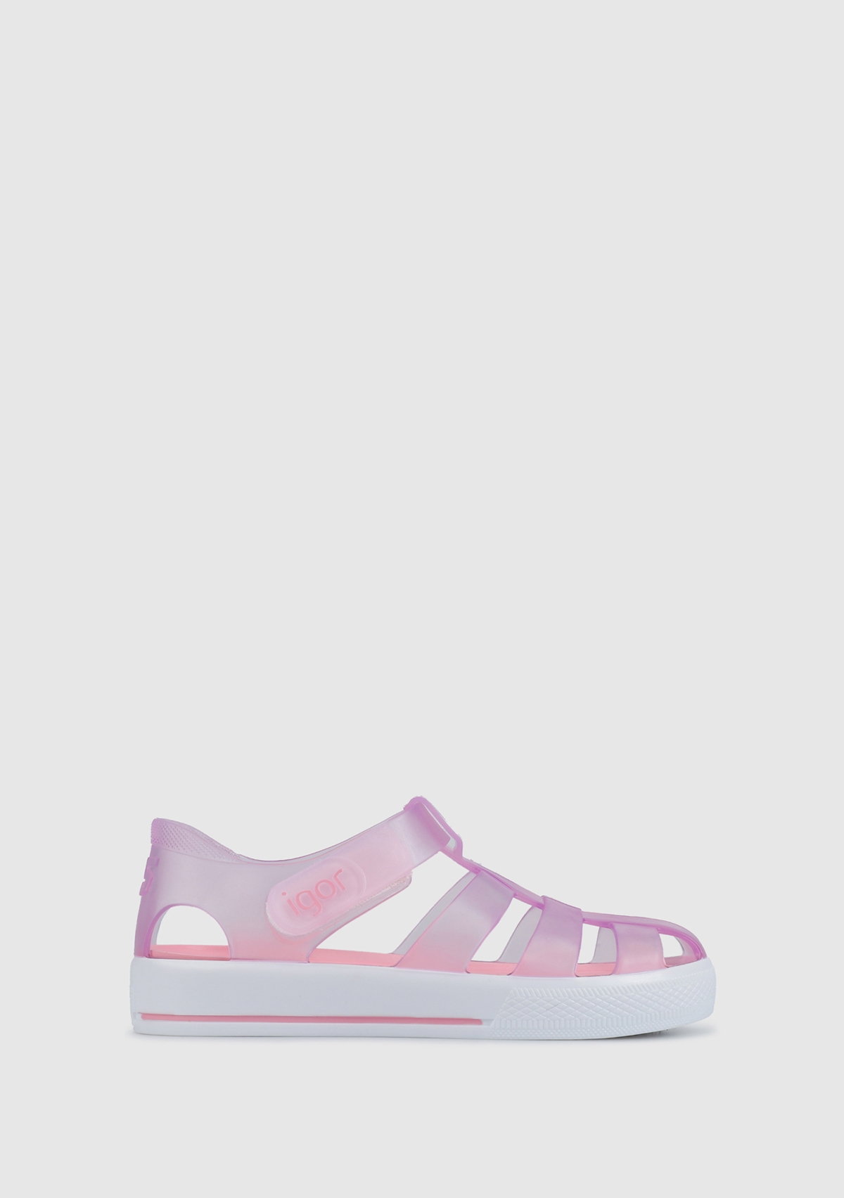 Pembe Kız Çocuk Düz Sandalet