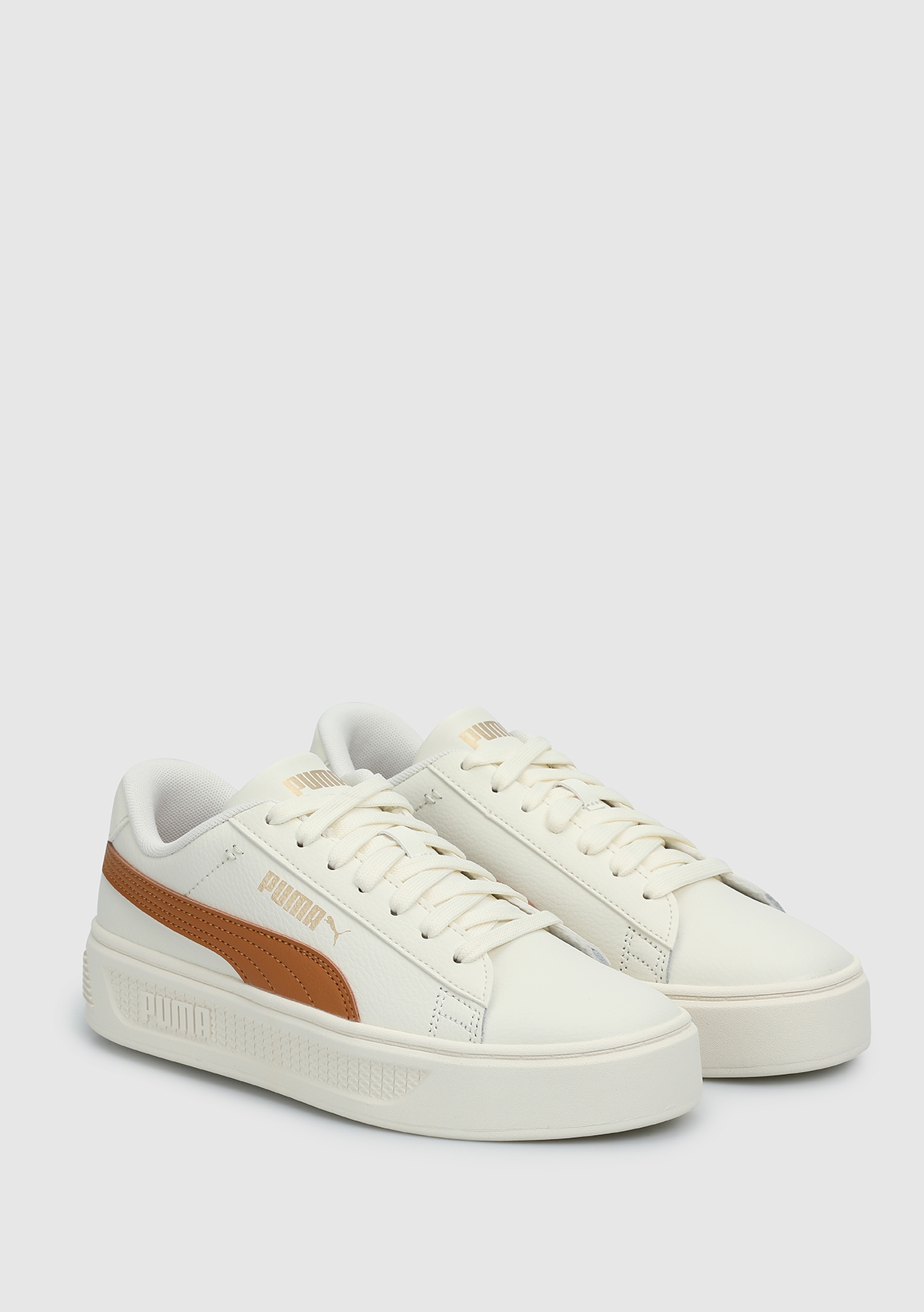 Smash Platform V3 Sports Kadın Krem Sneaker