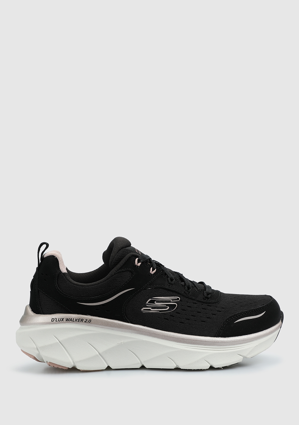 Bkrg D'Lux Walker 2.0 - Gradient Glam Siyah Kadın Spor Ayakkabısı 150103 