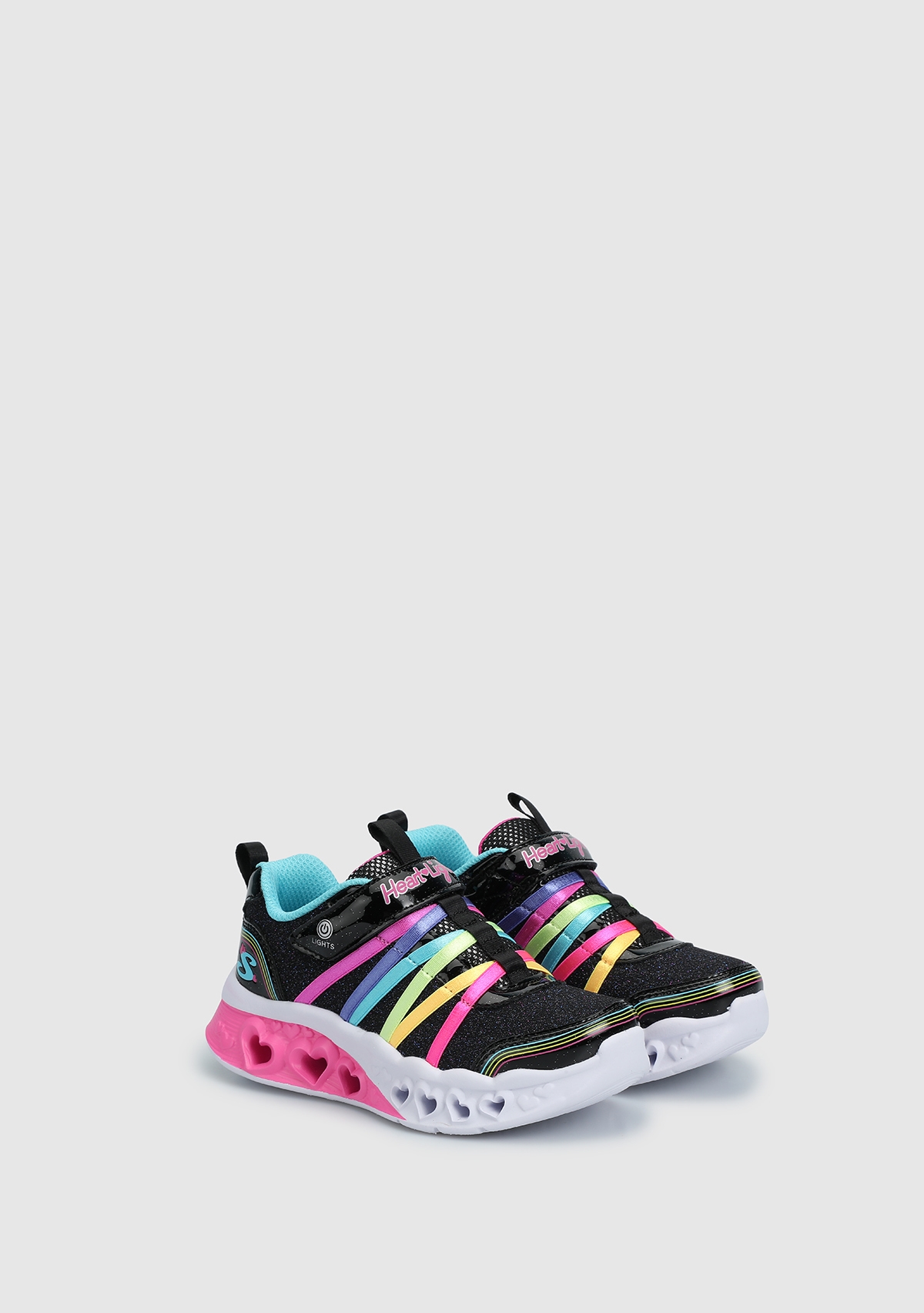 Bkmt Flutter Heart Lights  -  Rainbow Bestie Siyah Kız Çocuk Spor Ayakkabısı 303252L 