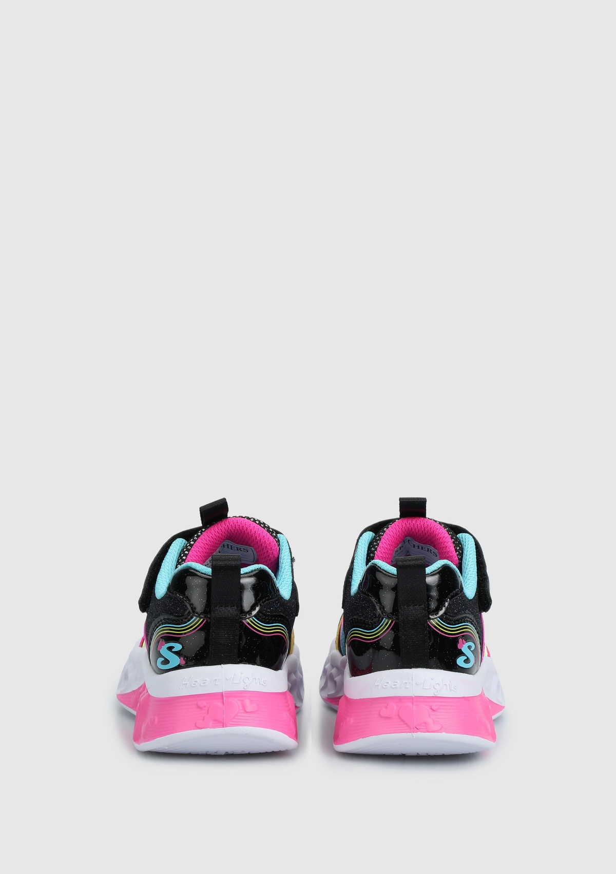 Bkmt Flutter Heart Lights  -  Rainbow Bestie Siyah Kız Çocuk Spor Ayakkabısı 303252L 