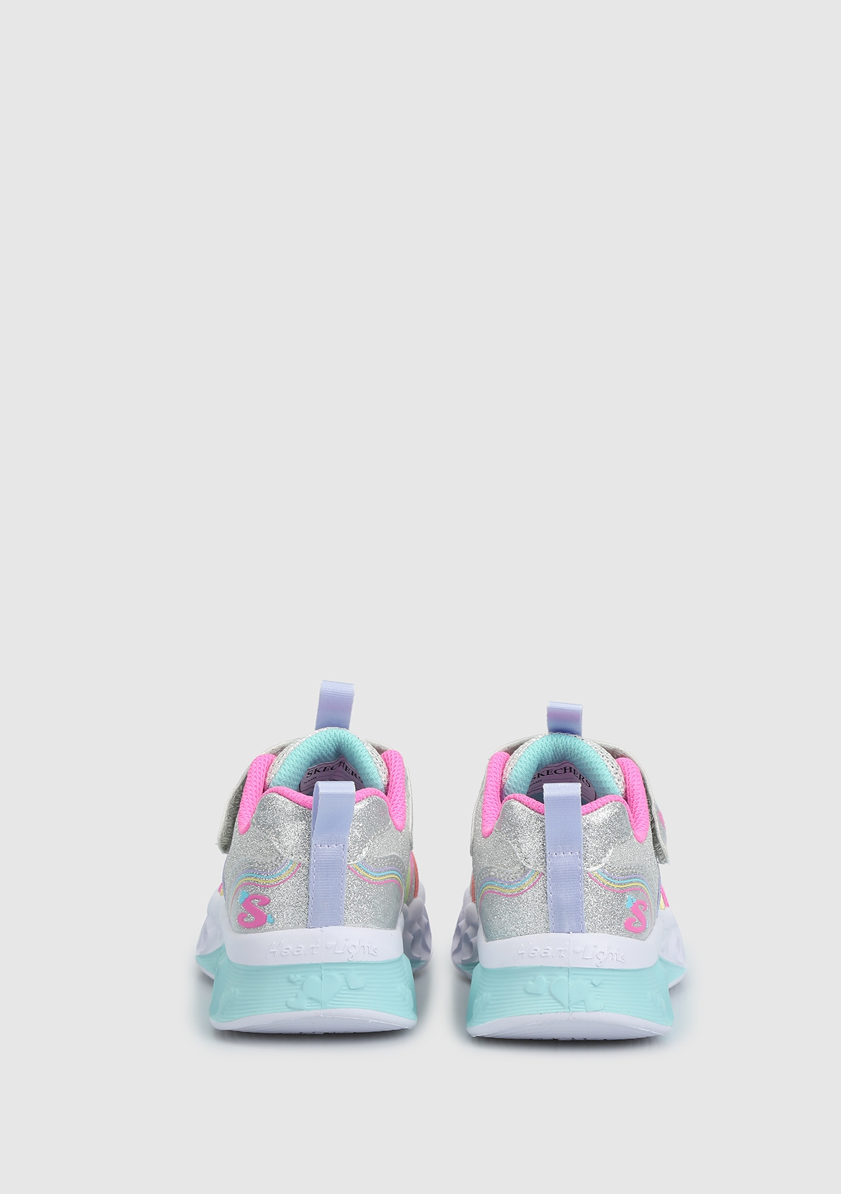 Smlt Flutter Heart Lights  -  Rainbow Bestie Gümüş Kız Çocuk Spor Ayakkabısı 303252L 