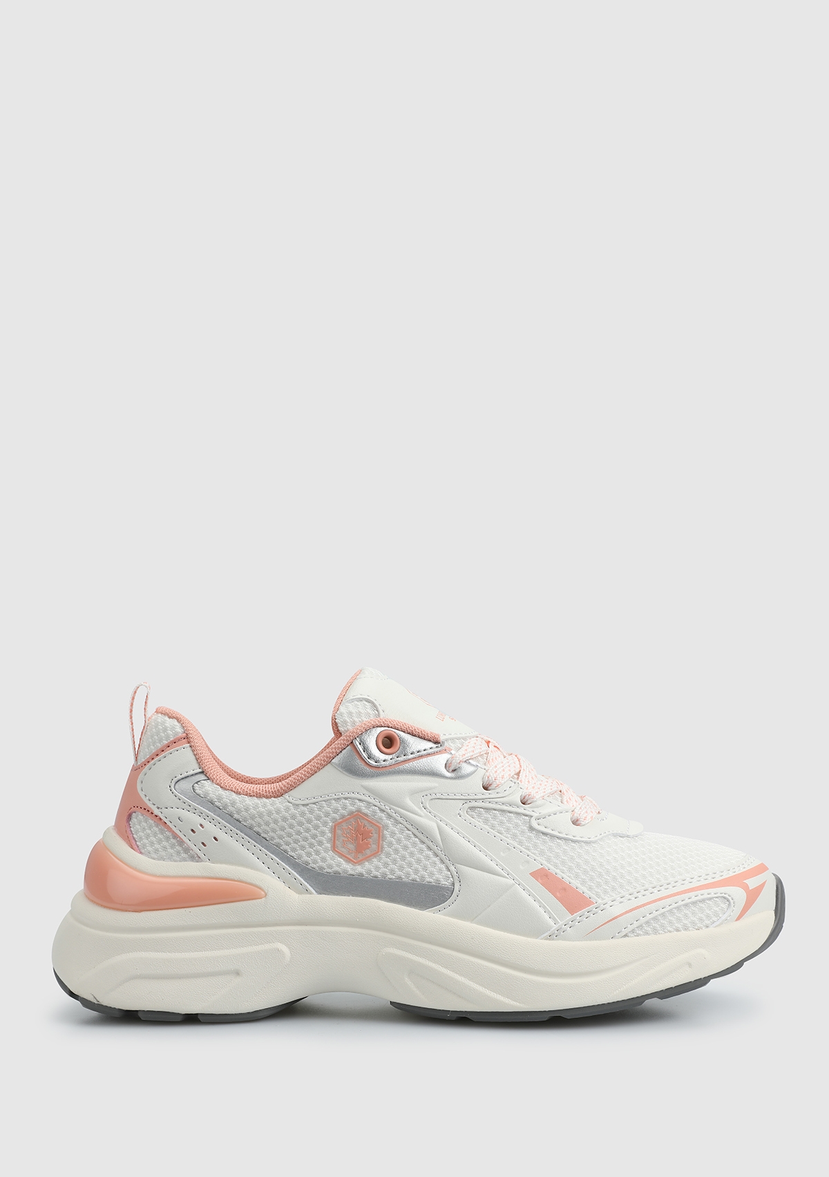 Sara Kırık Beyaz Deri Kadın Sneaker