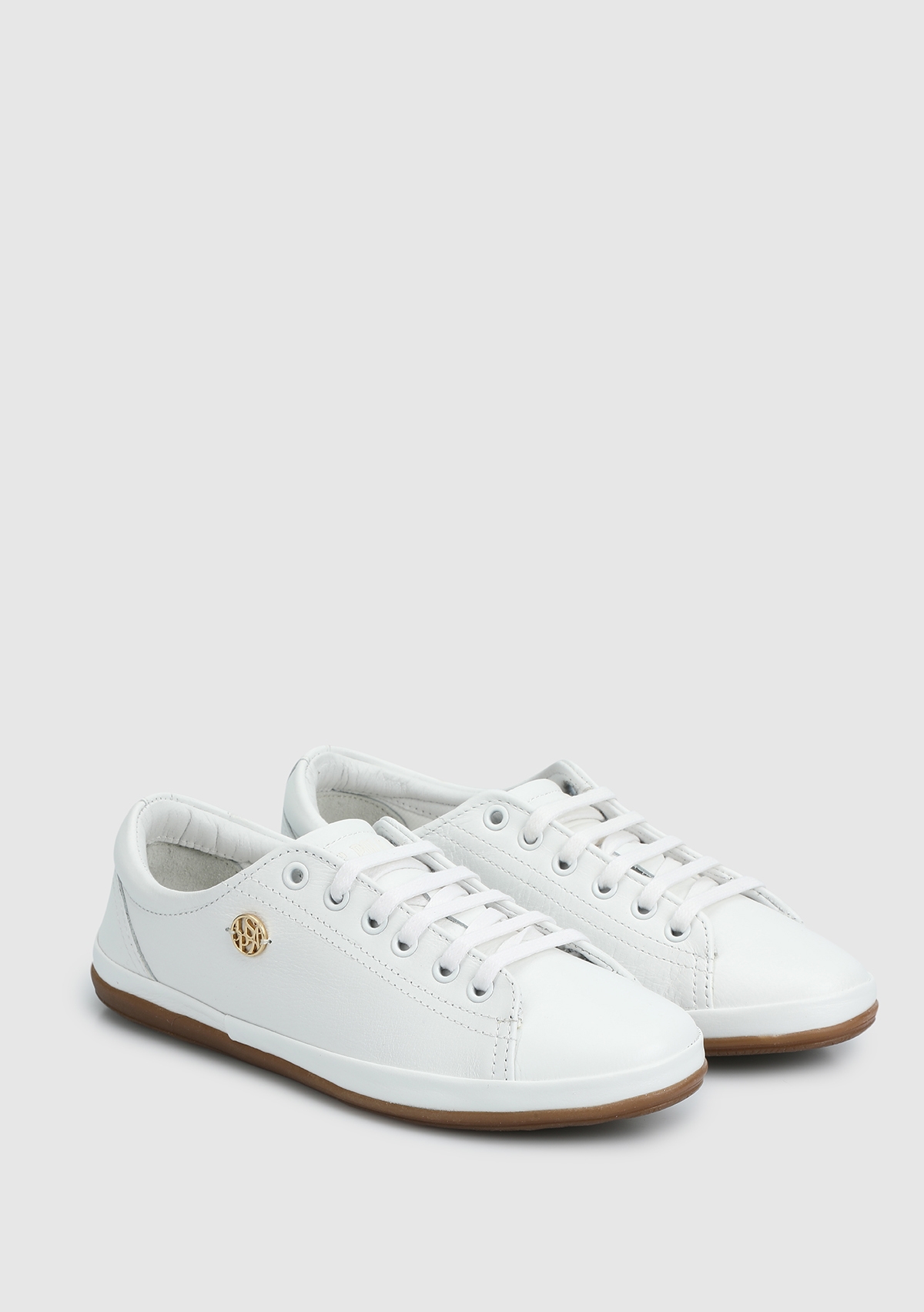 Jojo Beyaz Deri Kadın Sneaker