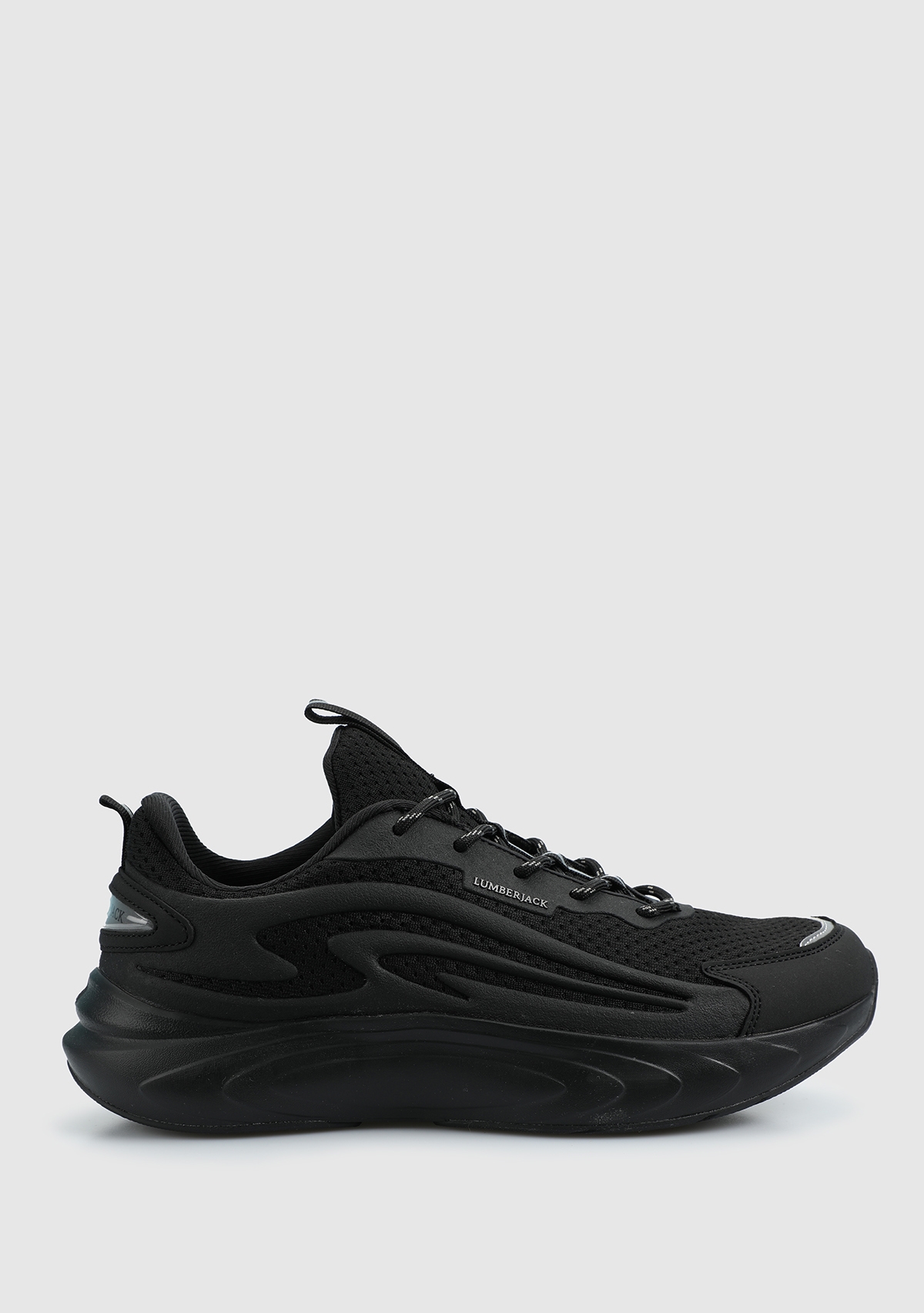 Kado Siyah Deri Erkek Sneaker