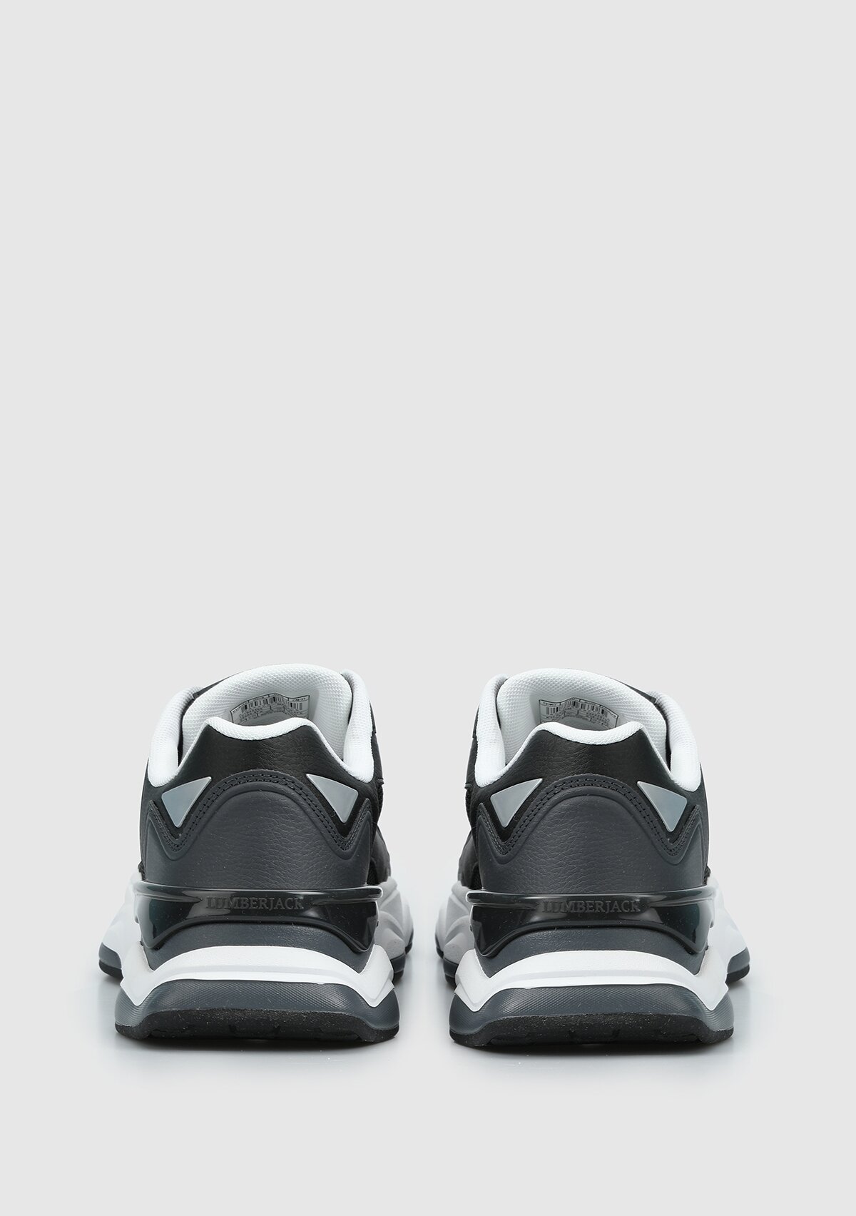 Madax Siyah Deri Erkek Sneaker