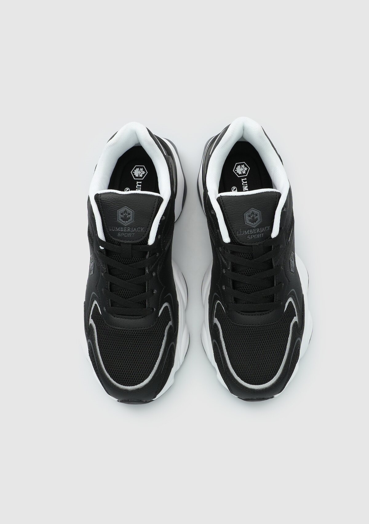 Madax Siyah Deri Erkek Sneaker