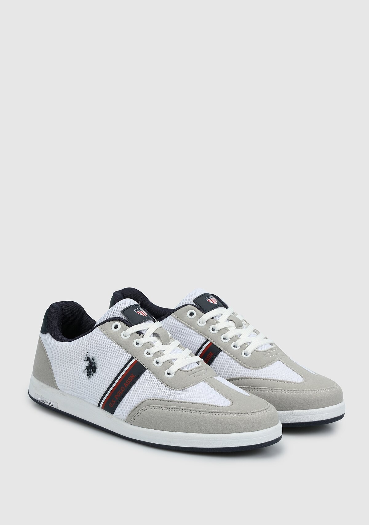 Kares Beyaz Erkek Sneaker