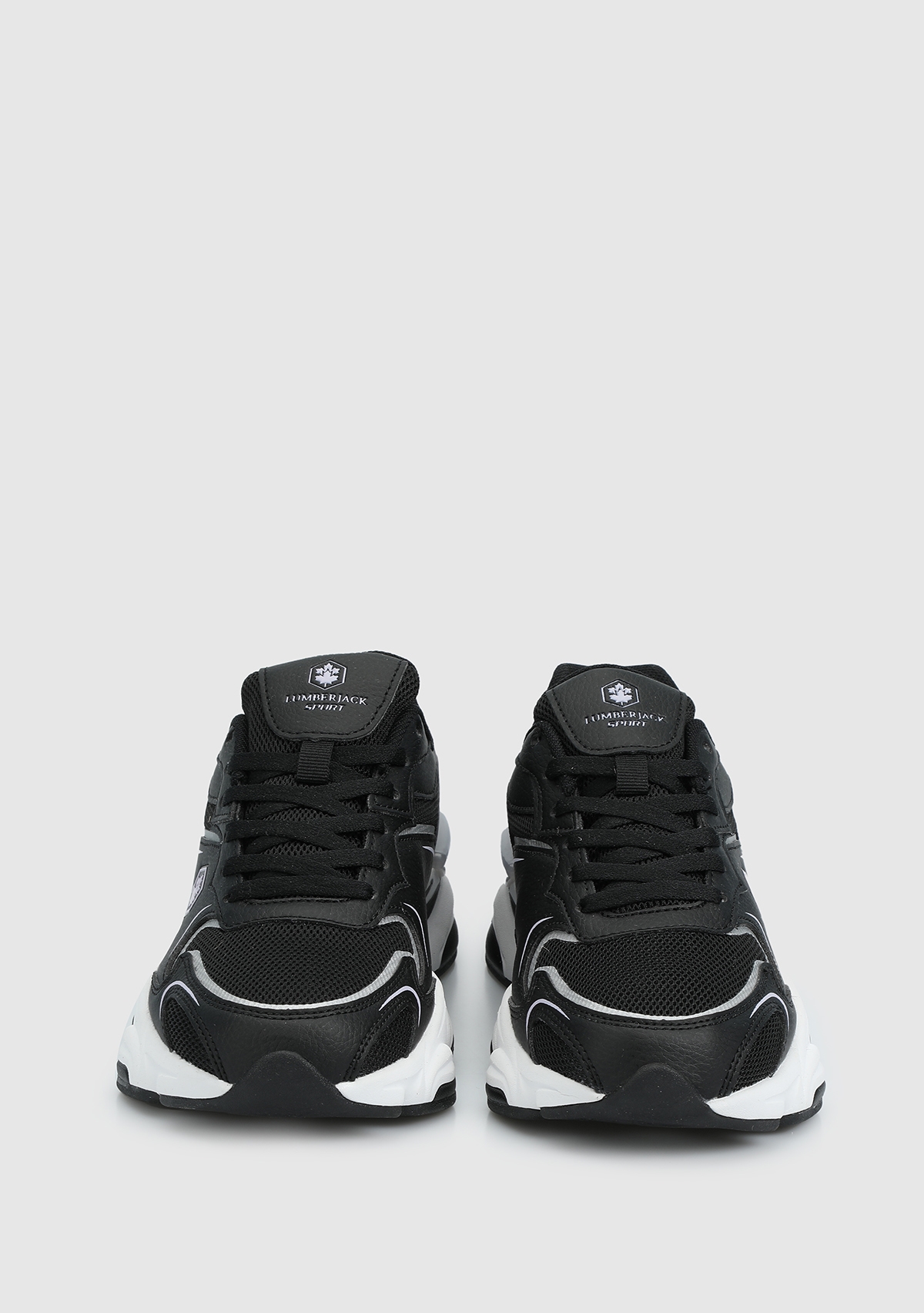 Madax Siyah Deri Kadın Sneaker