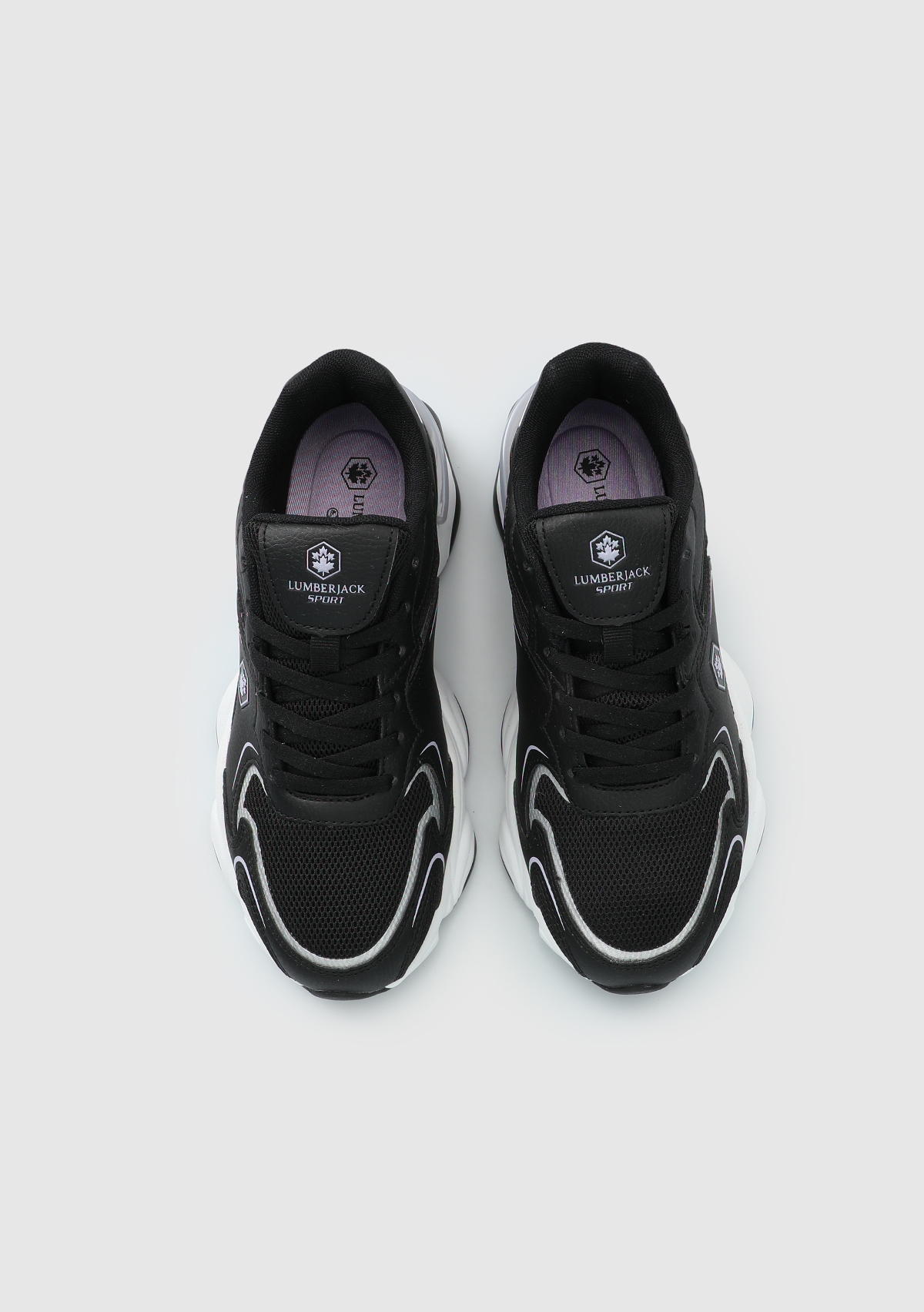 Madax Siyah Deri Kadın Sneaker