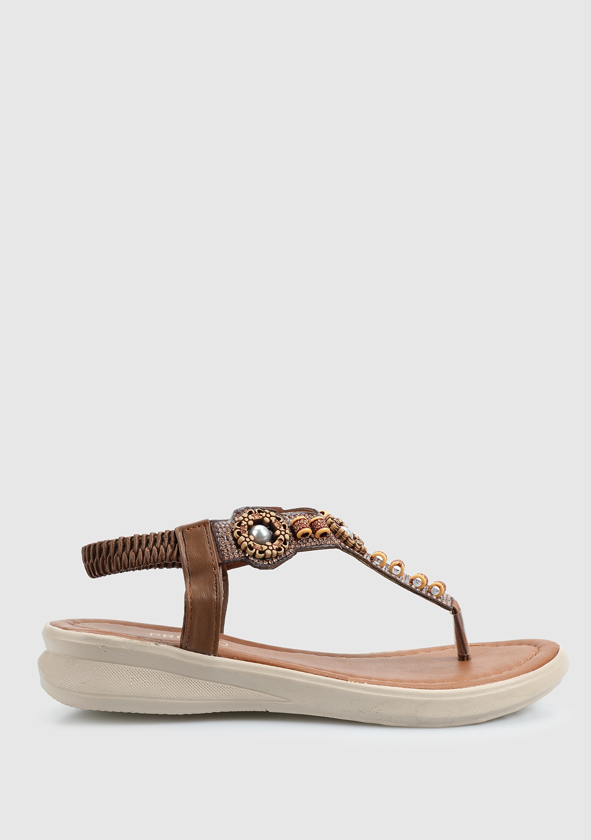 Taba Kadın Düz Sandalet