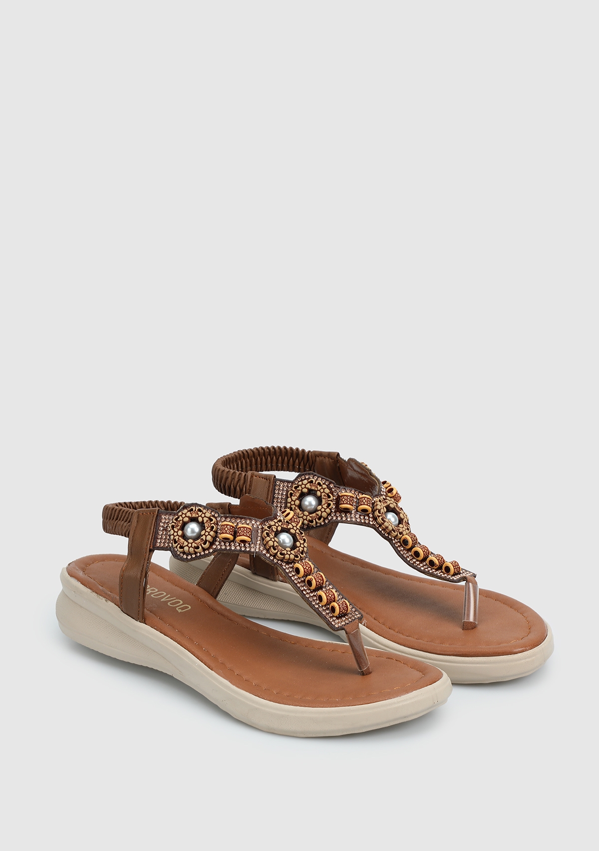 Taba Kadın Düz Sandalet