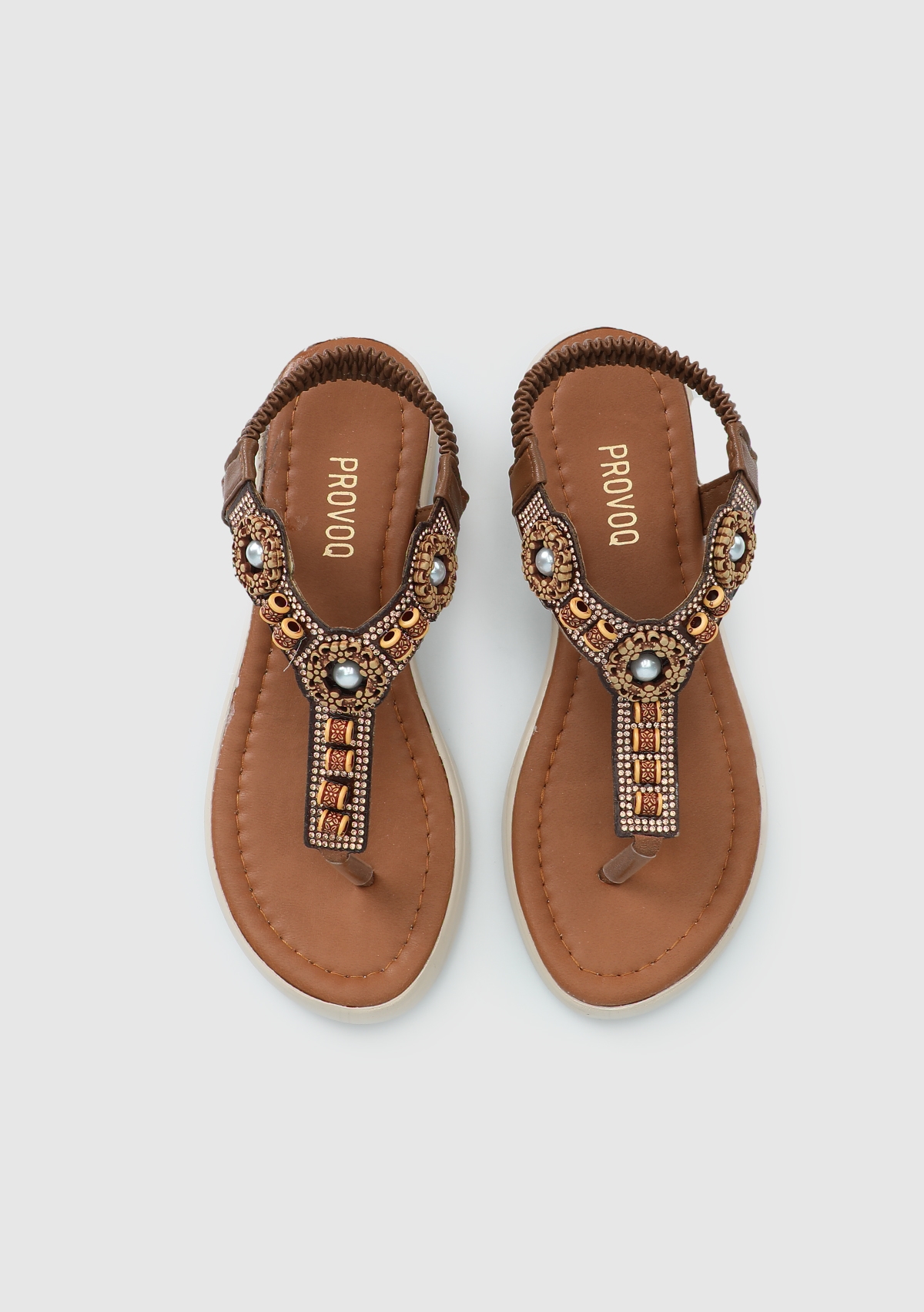 Taba Kadın Düz Sandalet