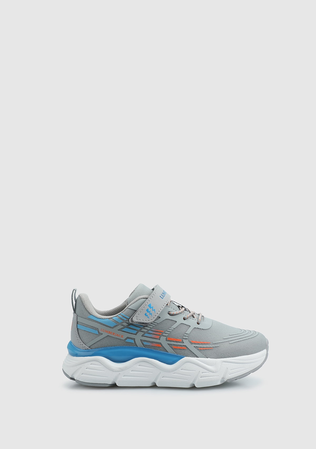 Karlsen Gri Deri Erkek Çocuk Sneaker