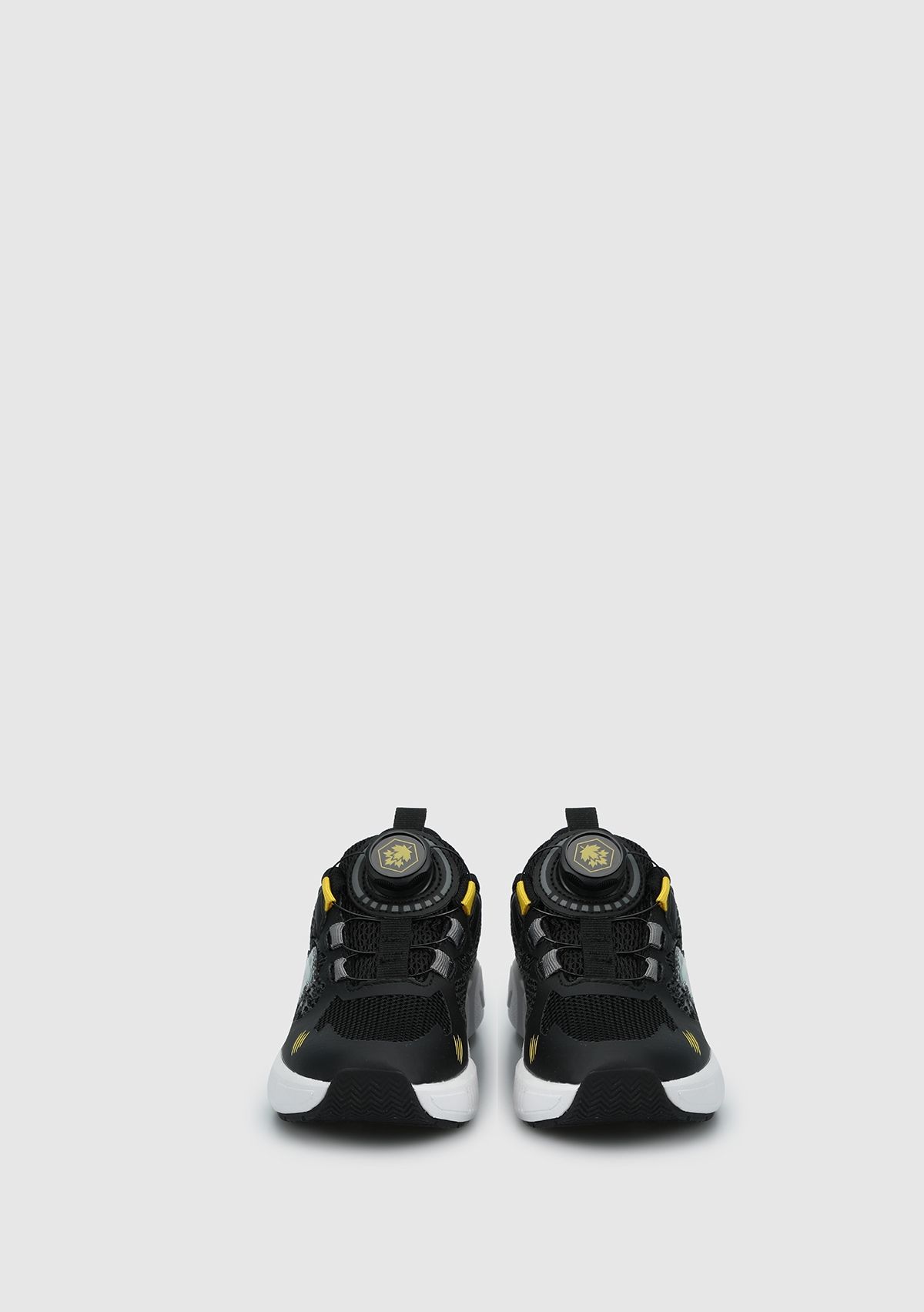 T-Rex Siyah Deri Erkek Çocuk Sneaker