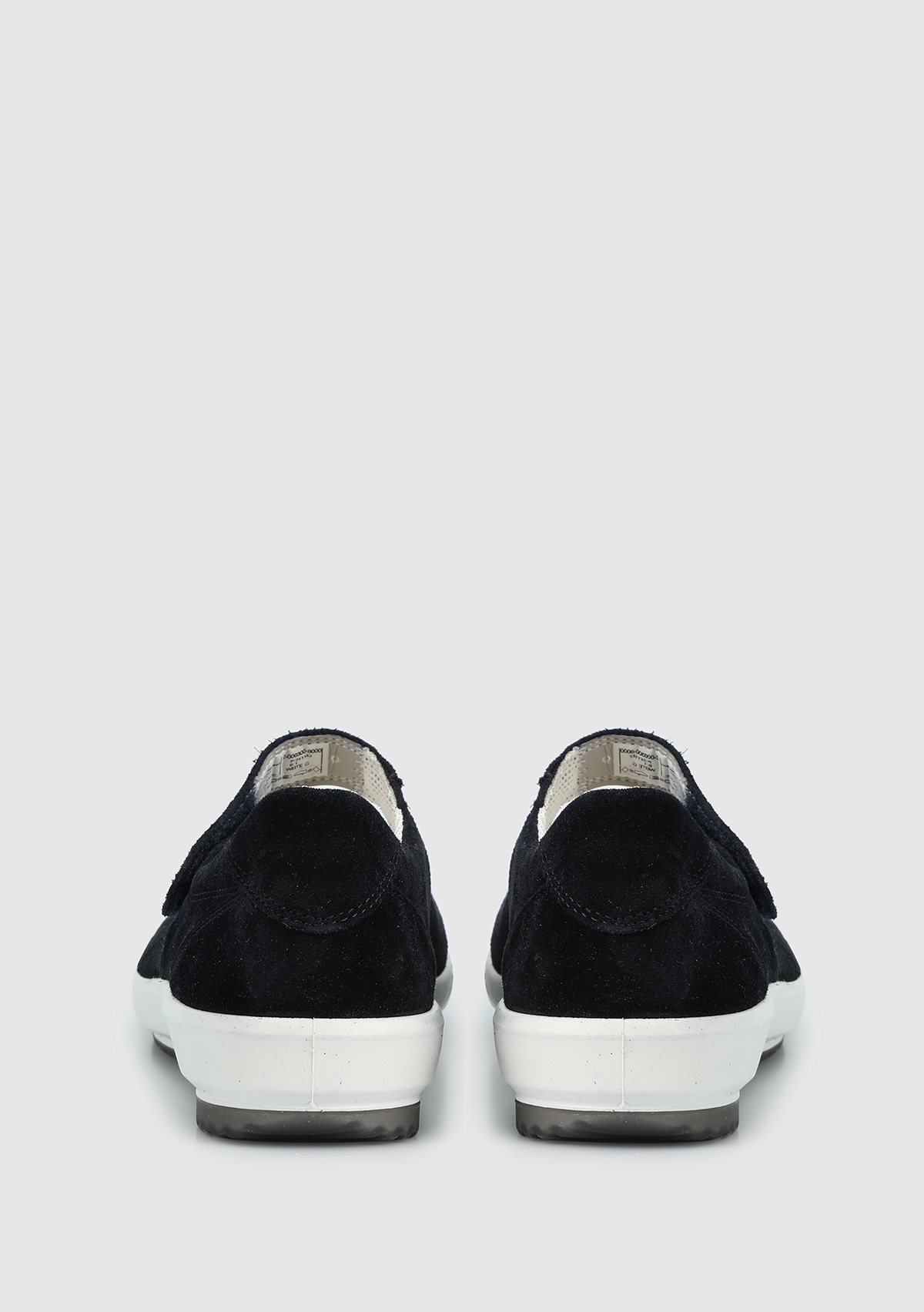 Lacivert Deri Kadın Sneaker