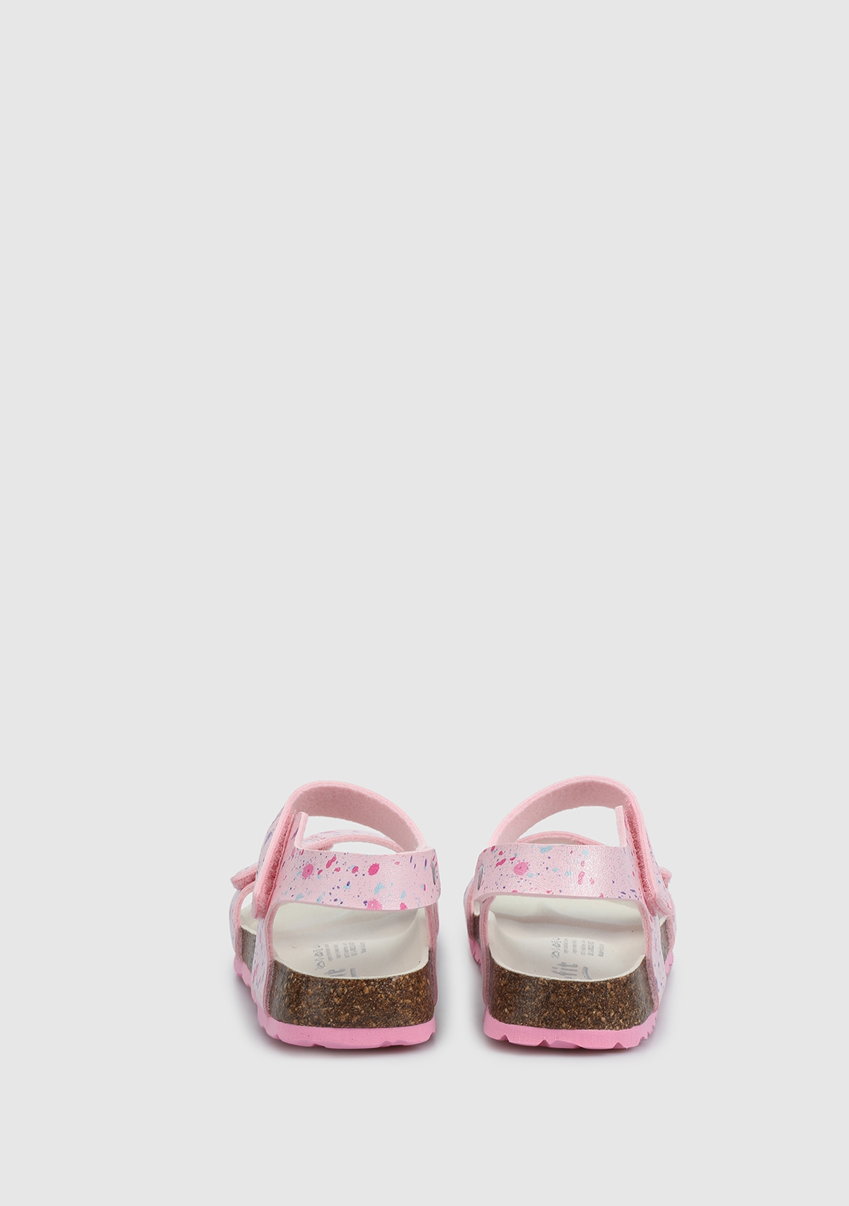 Pembe Kız Çocuk Düz Sandalet