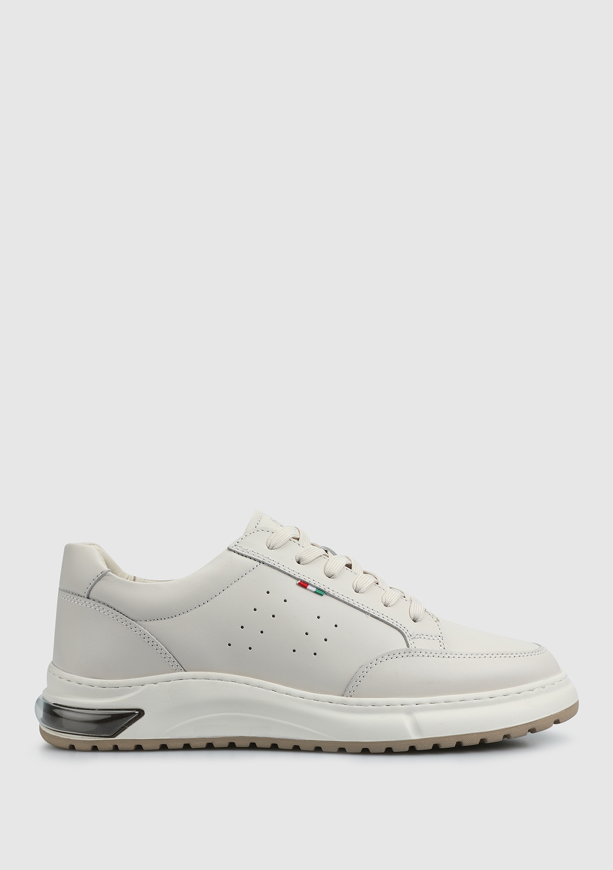 Beyaz Deri Erkek Sneaker