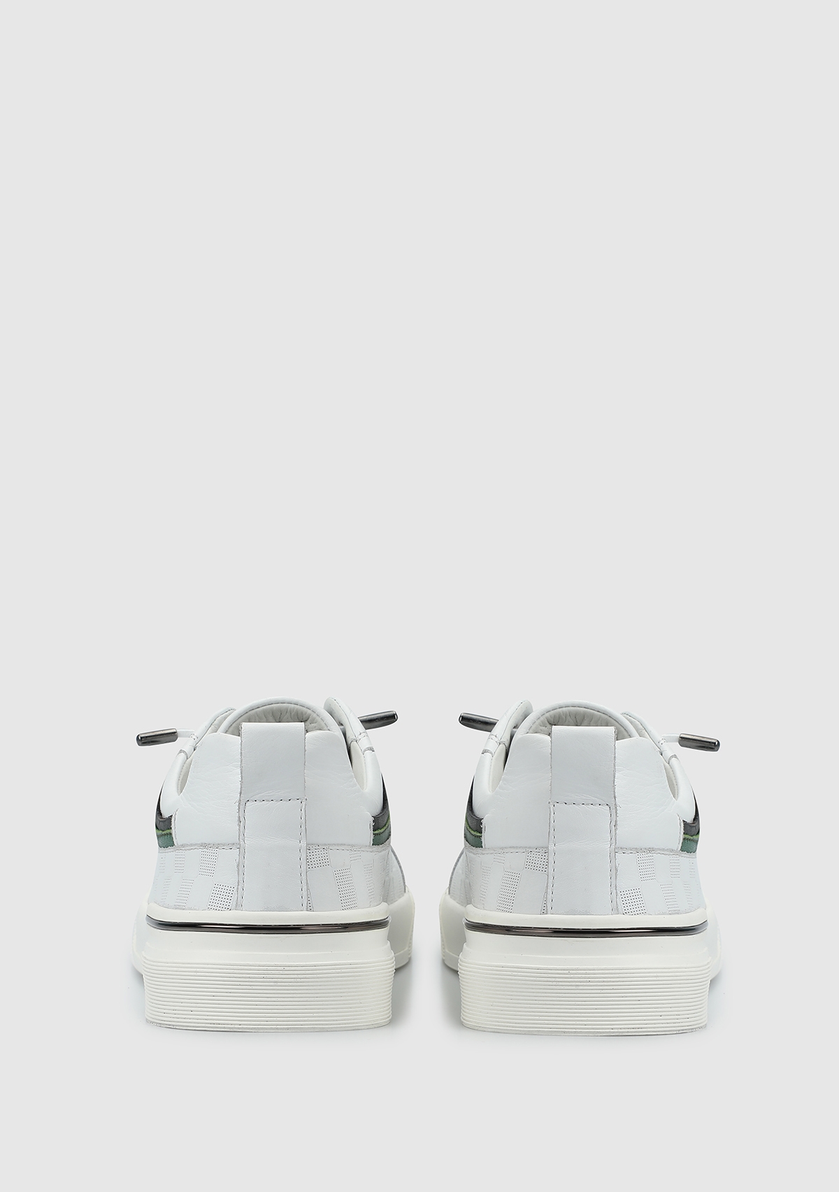 Beyaz Deri Erkek Sneaker