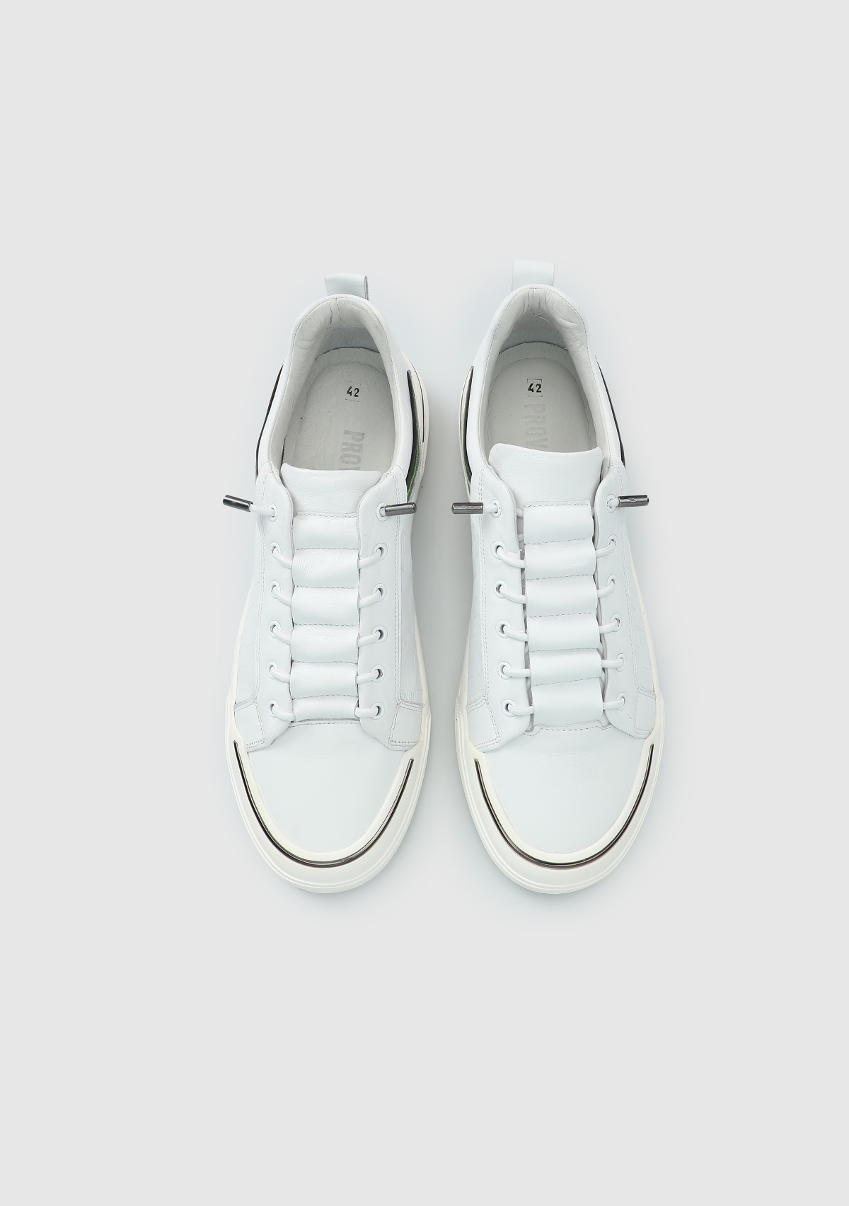Beyaz Deri Erkek Sneaker
