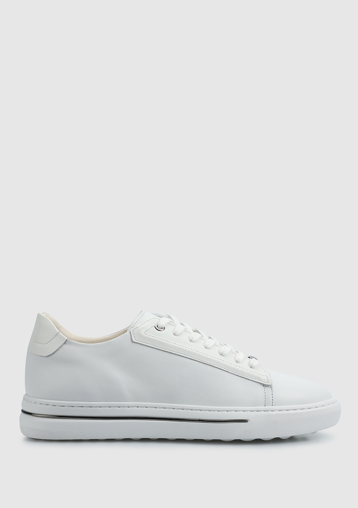 Beyaz Deri Erkek Sneaker