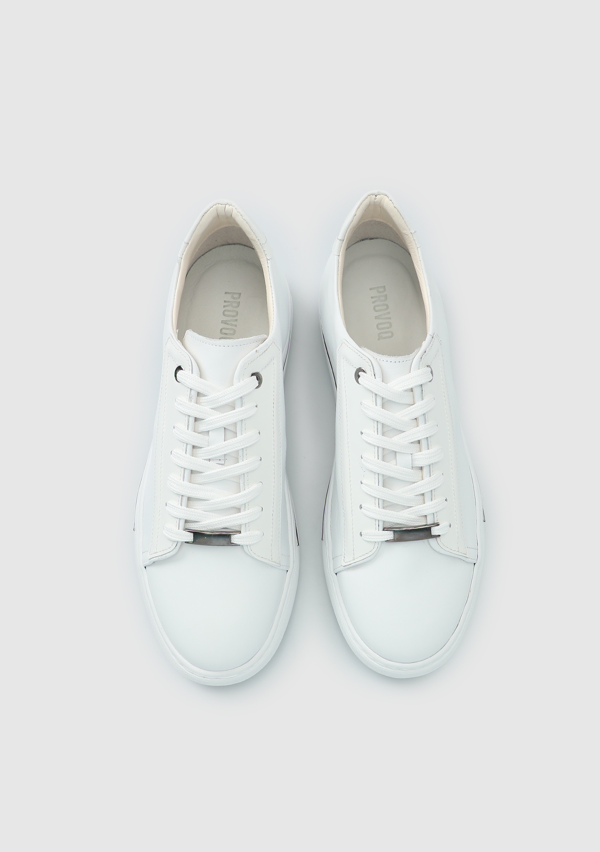 Beyaz Deri Erkek Sneaker
