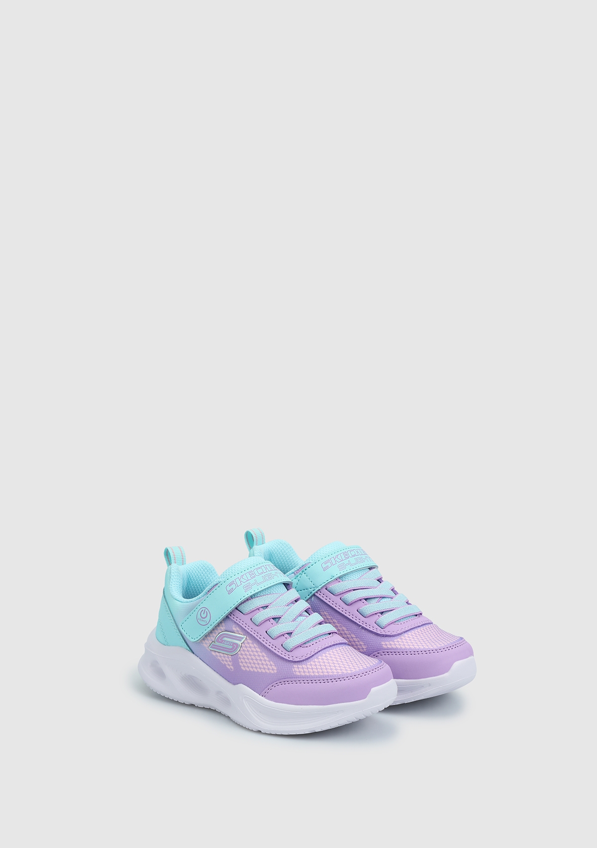 Tqlv Skechers Sola Glow - Ombre Deluxe Lila Kız Çocuk Spor Ayakkabısı 303714L 