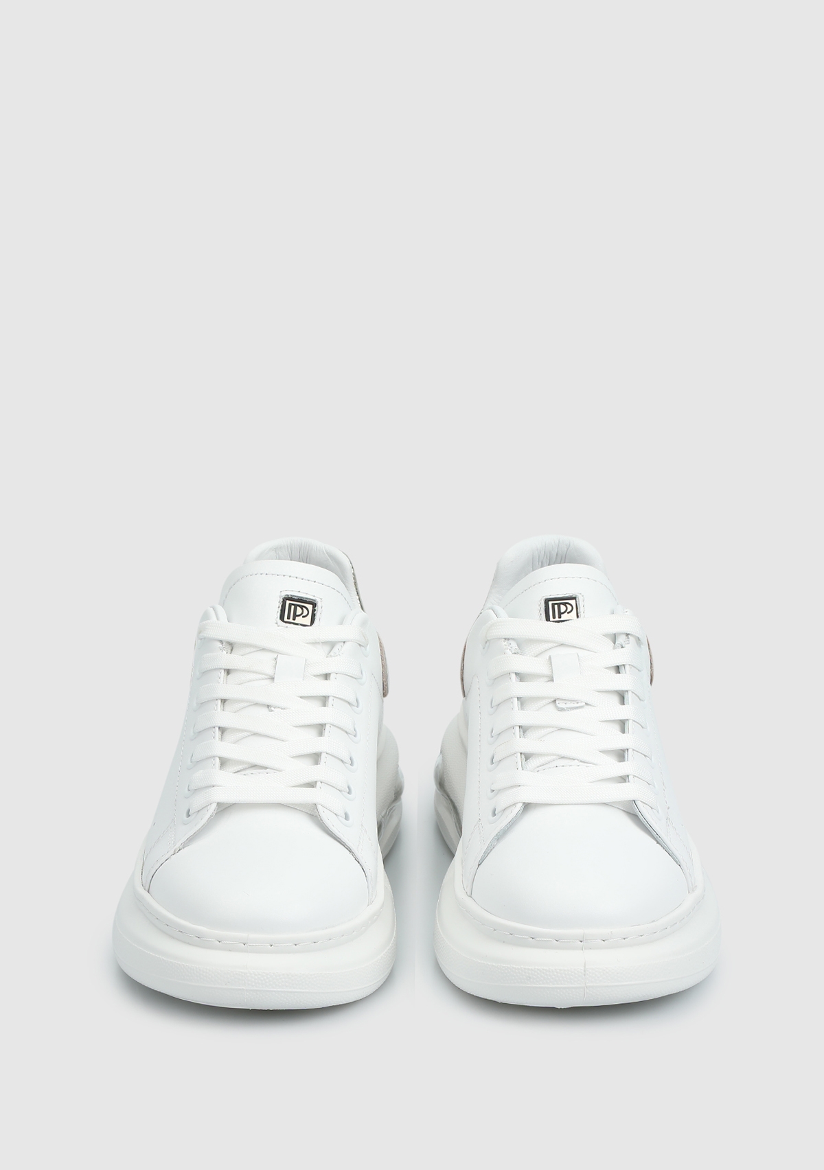 Beyaz Deri Kadın Sneaker