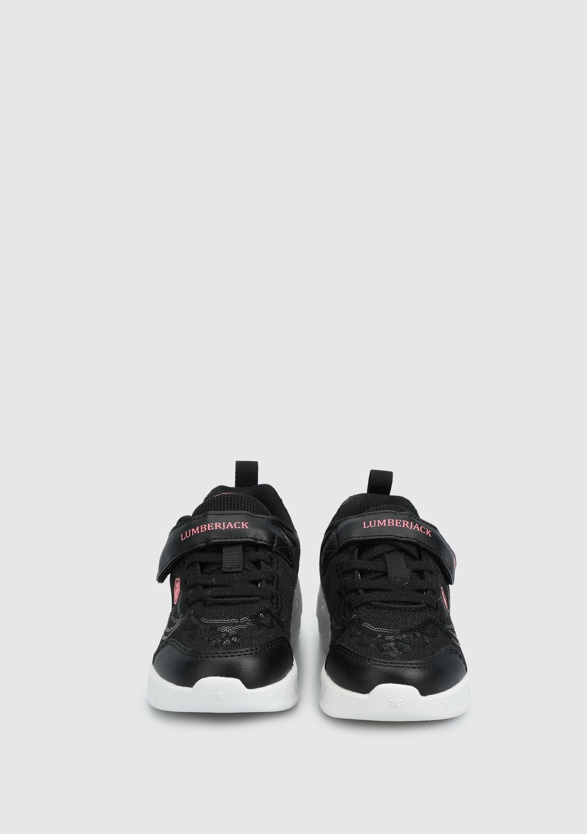 Princess Siyah Deri Kız Çocuk Sneaker