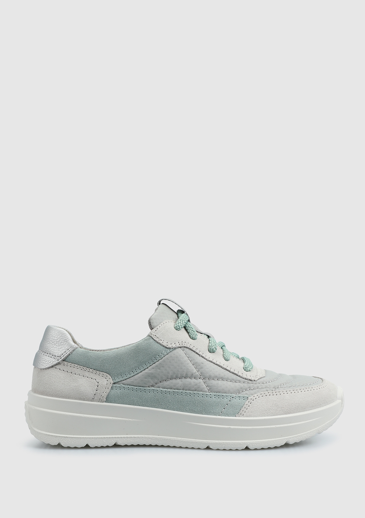 Yeşil Deri Kadın Sneaker