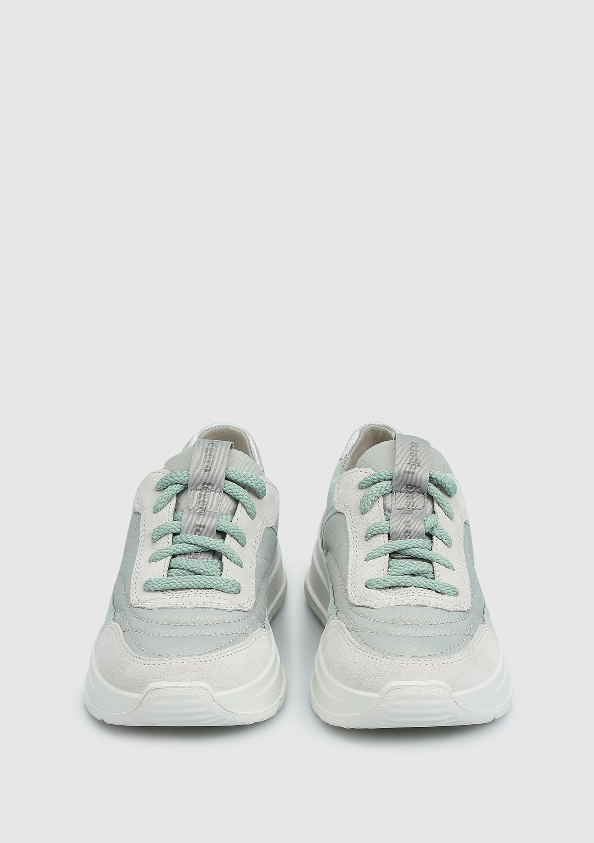 Yeşil Deri Kadın Sneaker