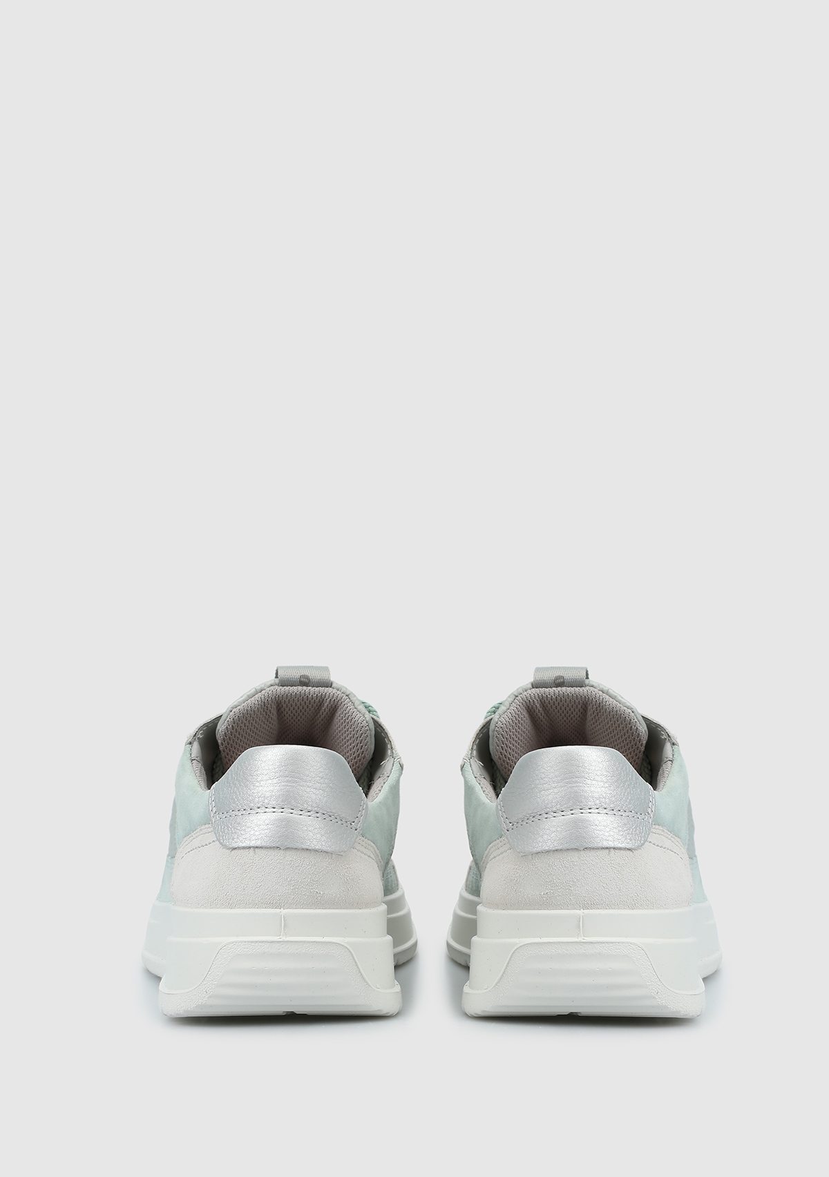 Yeşil Deri Kadın Sneaker