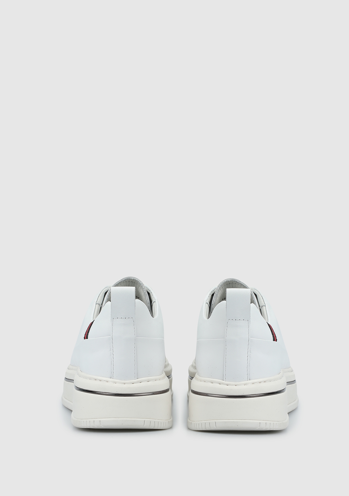 Beyaz Deri Erkek Sneaker