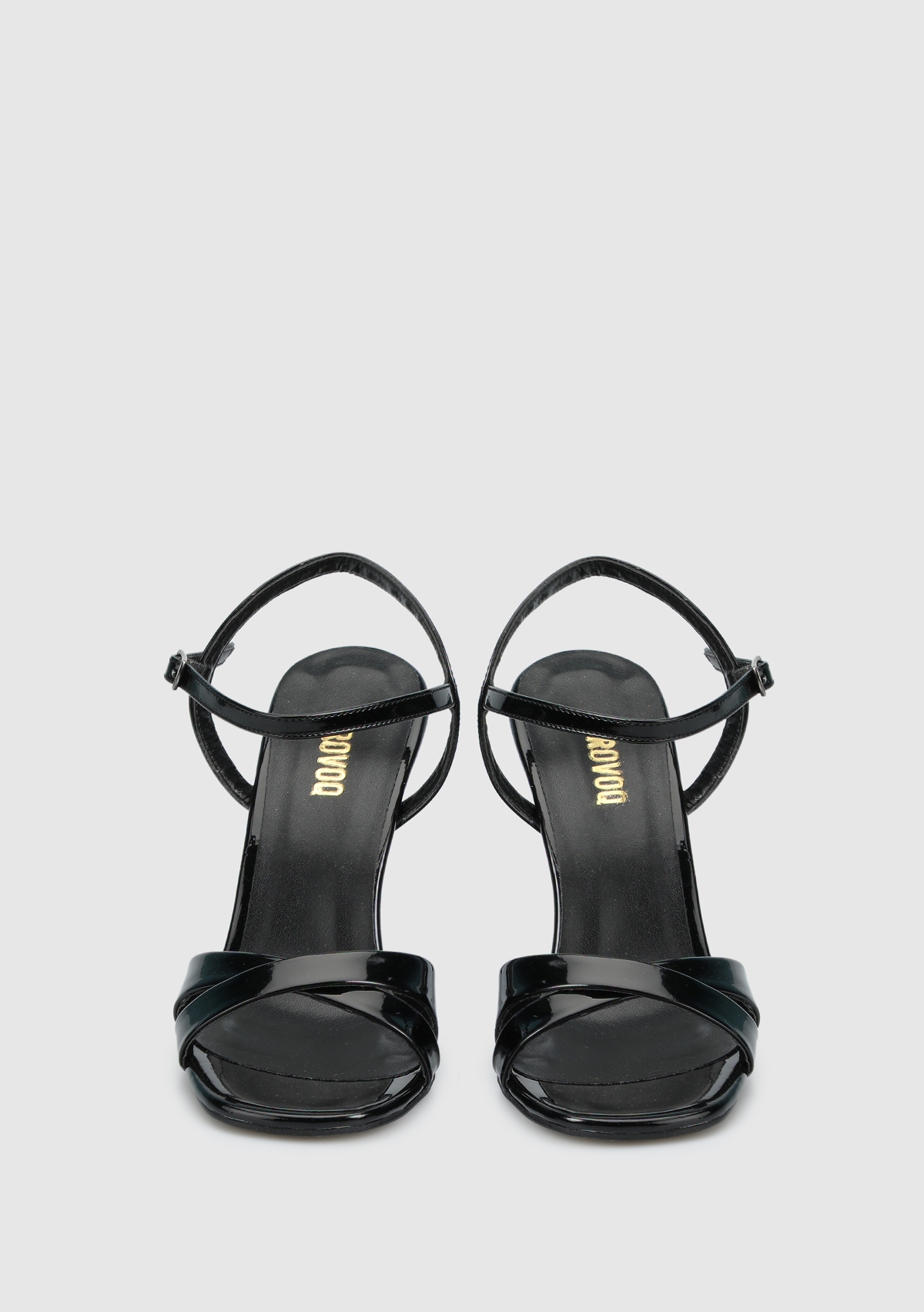 Siyah Kadın Topuklu Sandalet