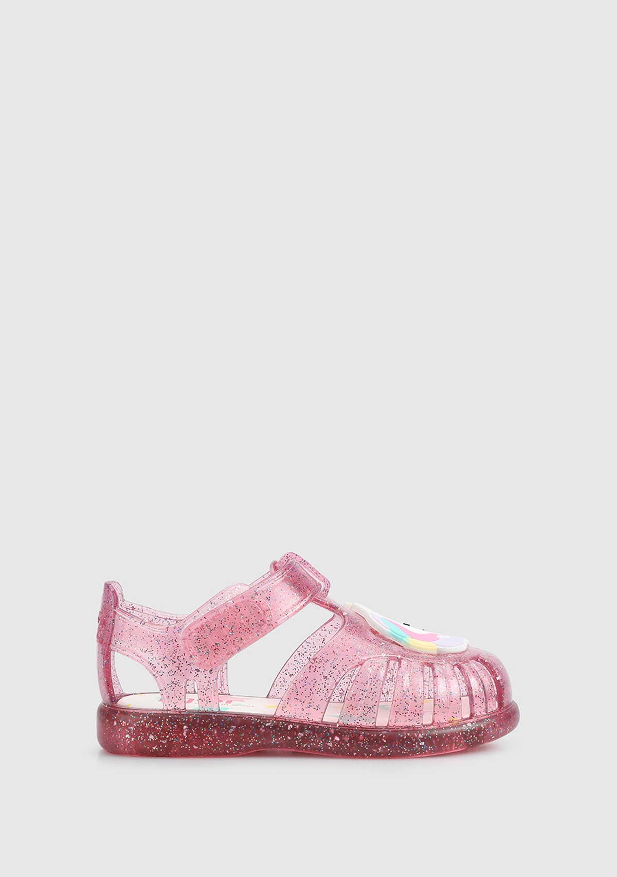 Fuşya  Düz Sandalet