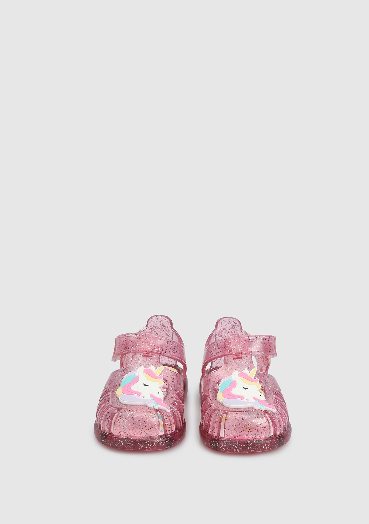 Fuşya  Düz Sandalet