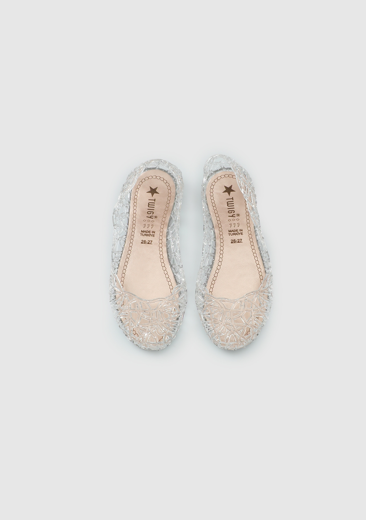 Beyaz Kız Çocuk Plaj Terliği