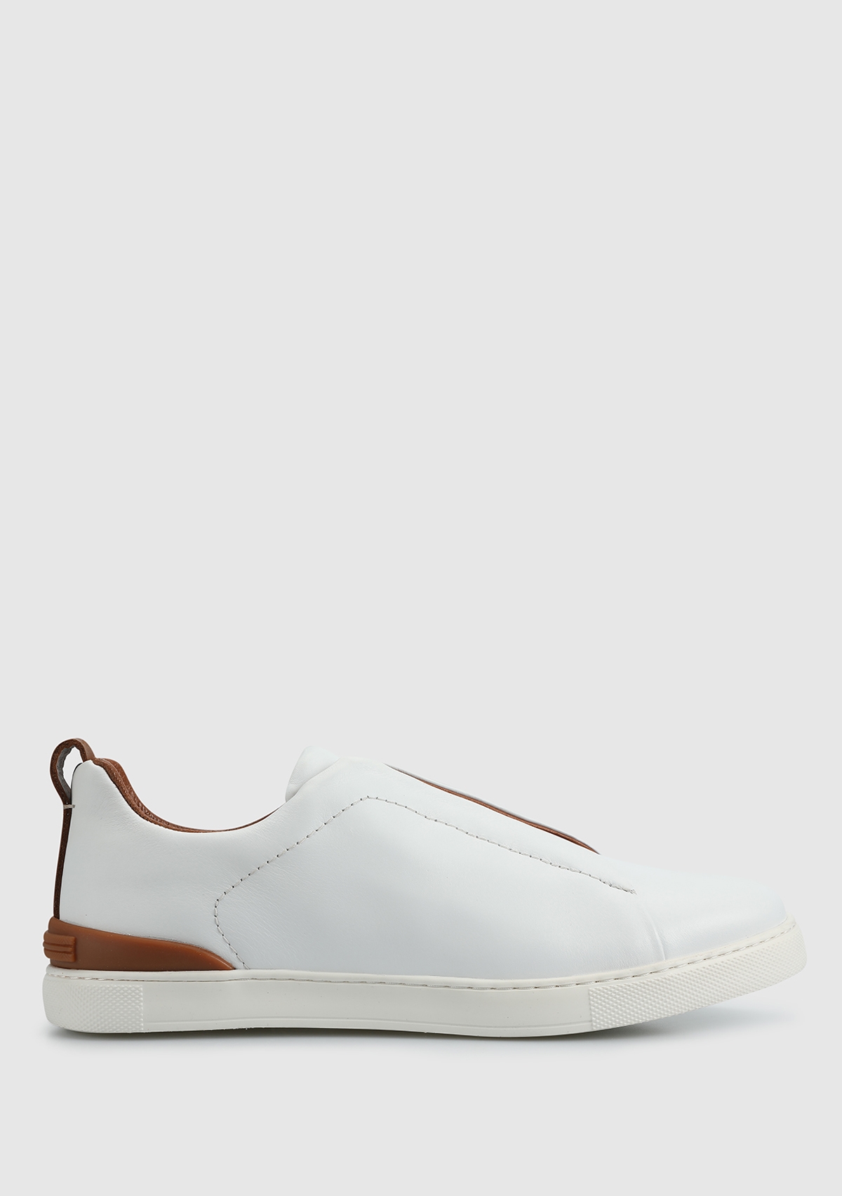Beyaz Deri Erkek Sneaker