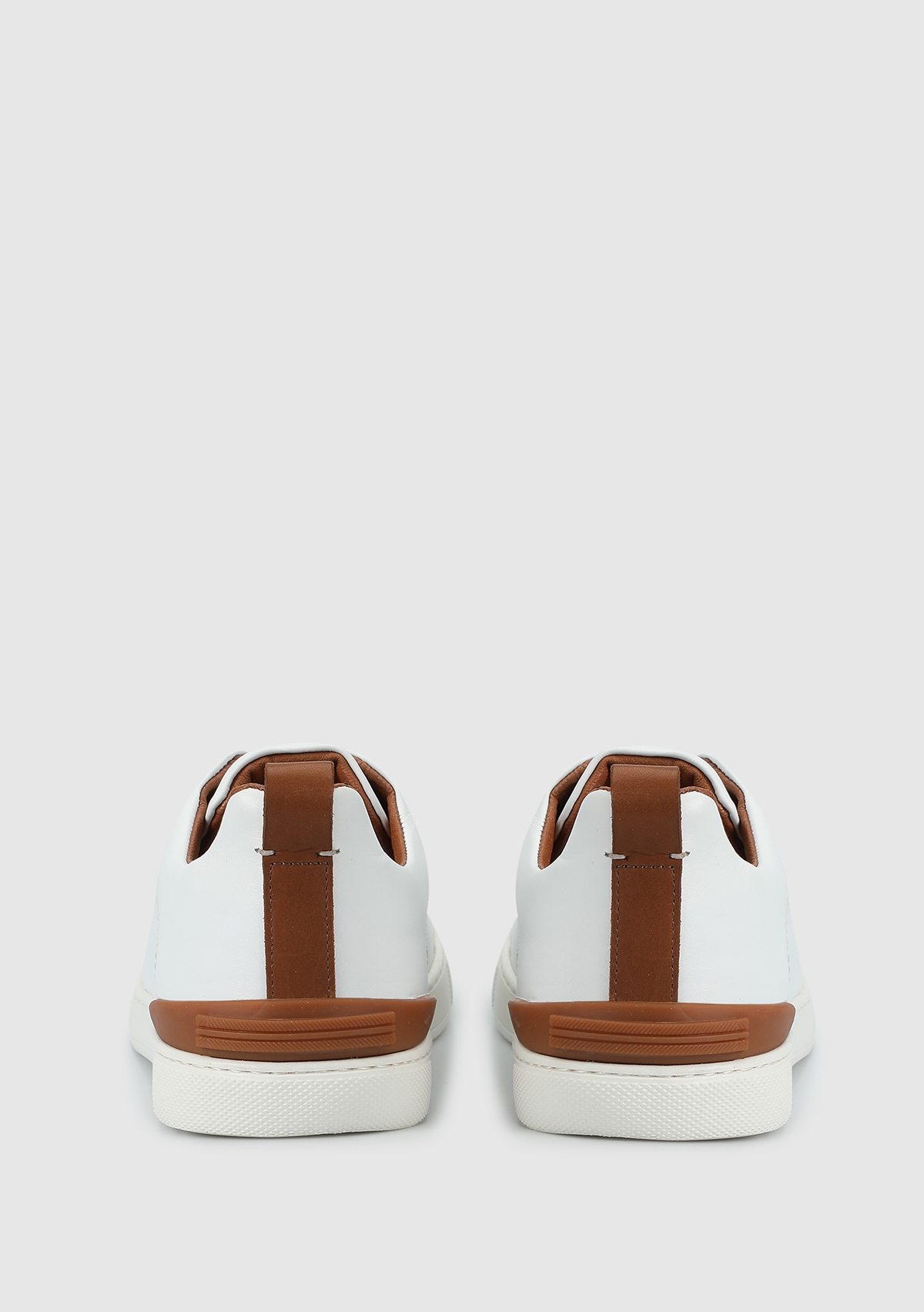 Beyaz Deri Erkek Sneaker