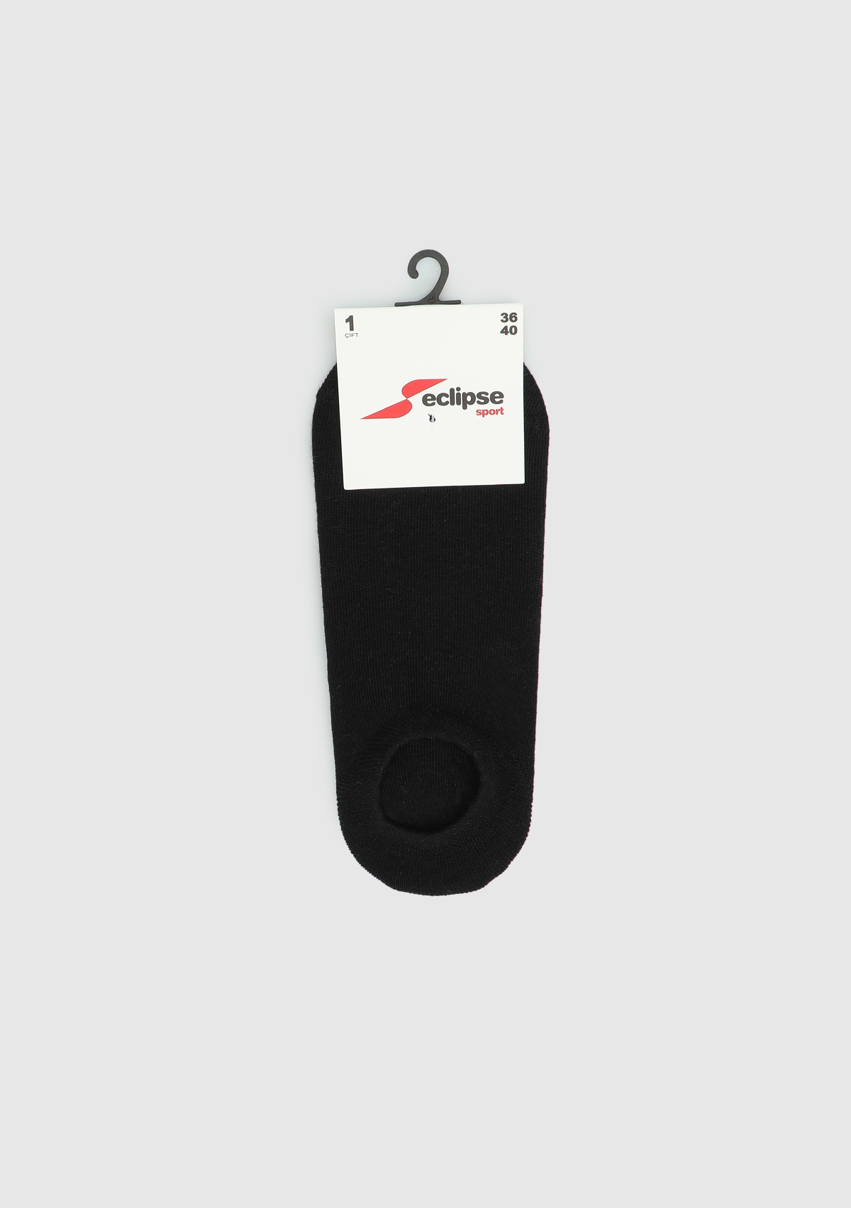 Siyah  Eclipse Sport ES001 Siyah Sneaker Tekli Çorap