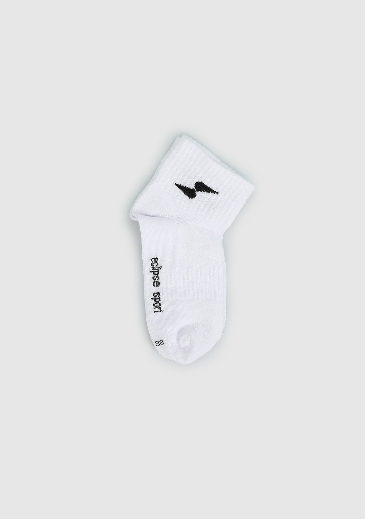 Beyaz  Eclipse Sport ES004 Beyaz Quarter Tekli Çorap