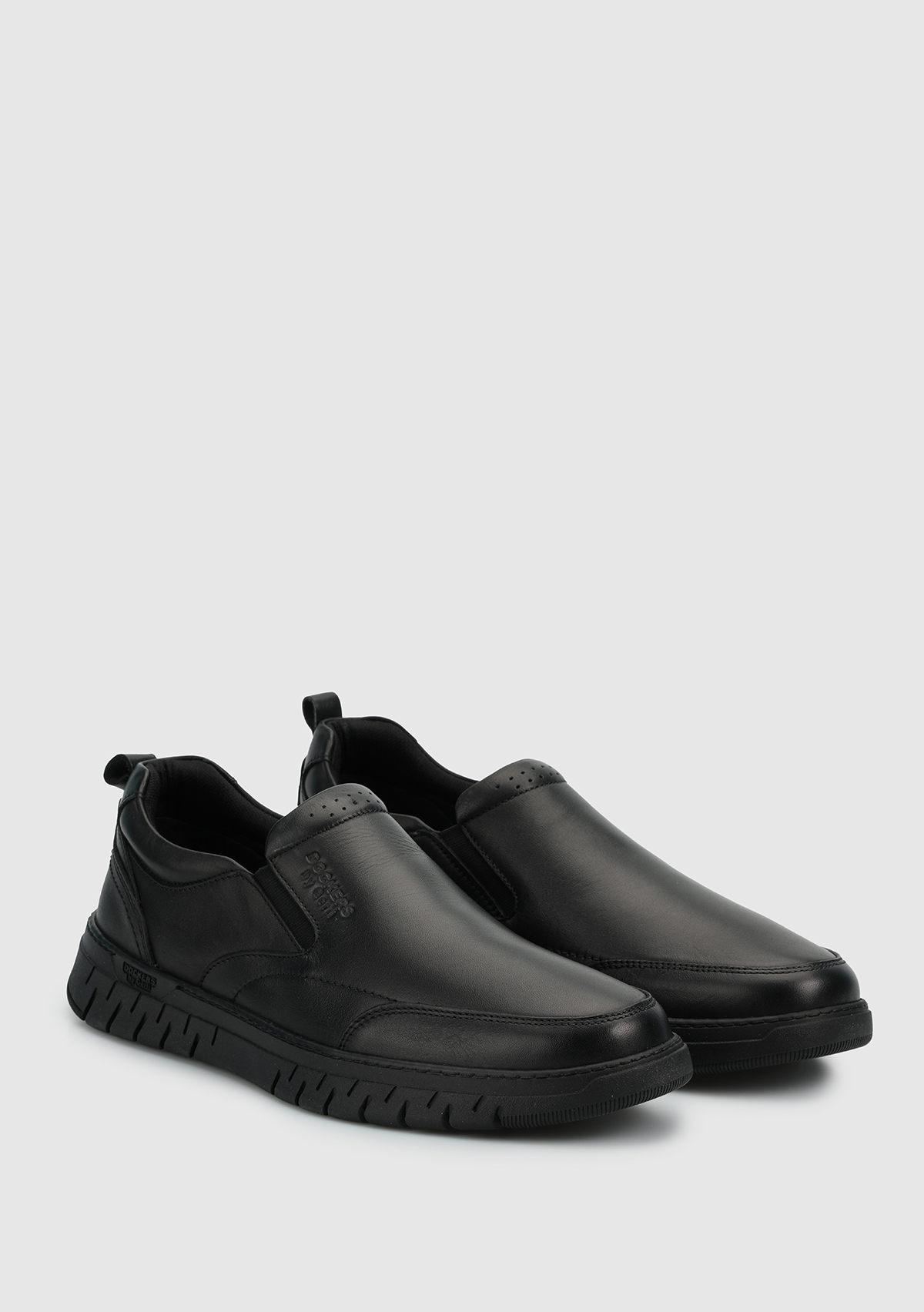 Siyah Deri Erkek Sneaker