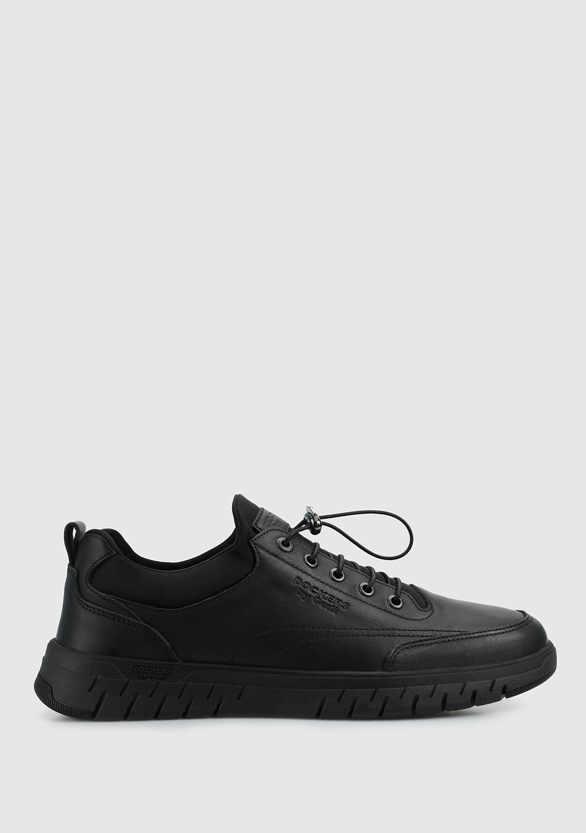 Siyah Deri Erkek Sneaker