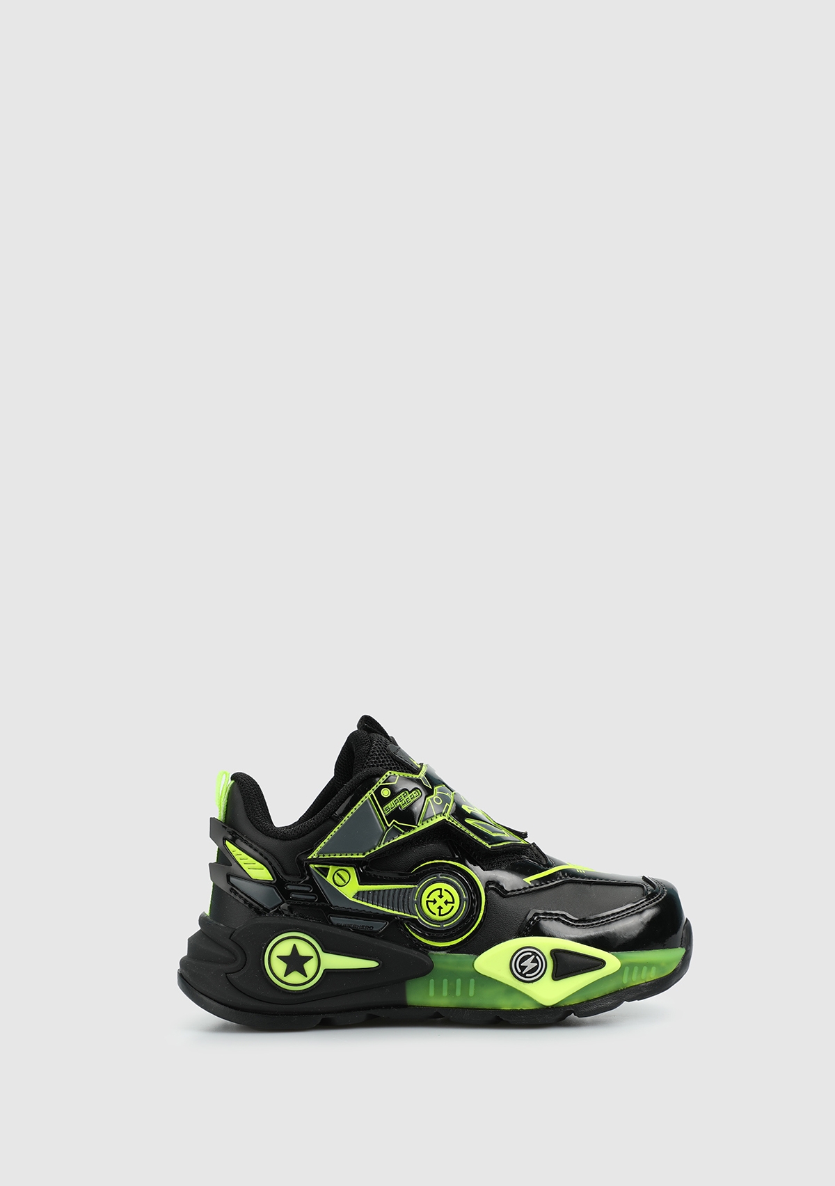 Fosforlu Erkek Çocuk Sneaker