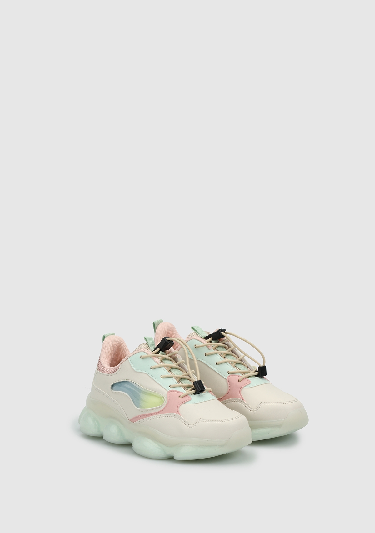 Krem Kız Çocuk Sneaker