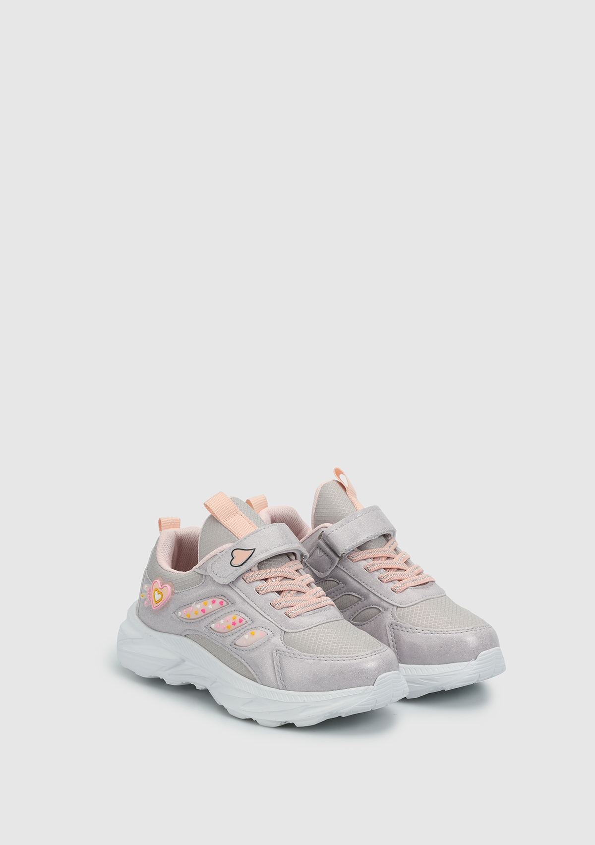 Gümüş Kız Çocuk Sneaker
