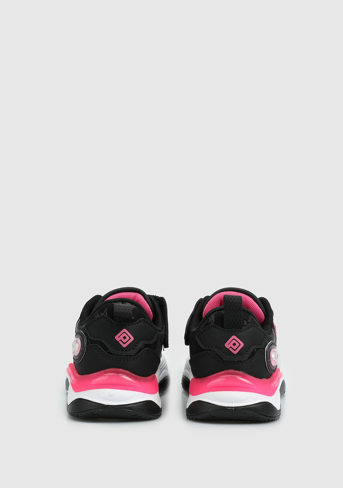 Siyah-Fuşya Kız Çocuk Sneaker
