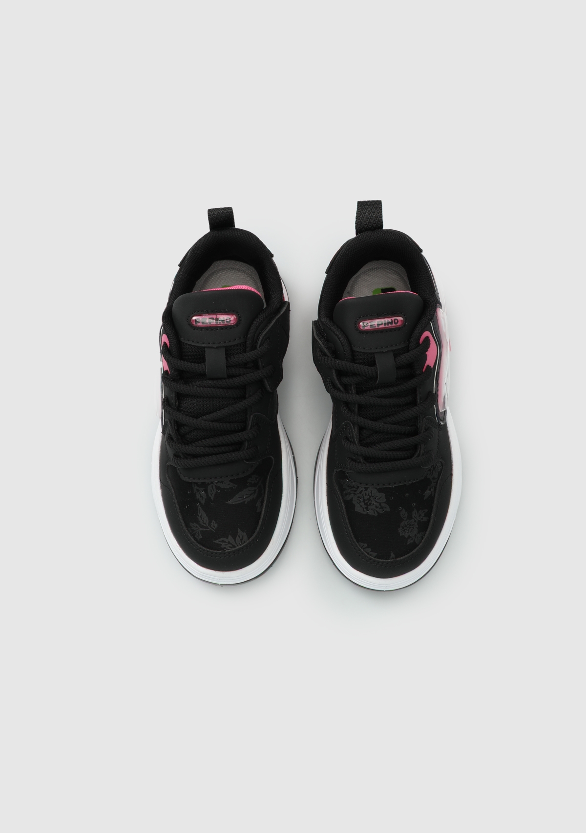 Siyah-Fuşya Kız Çocuk Sneaker