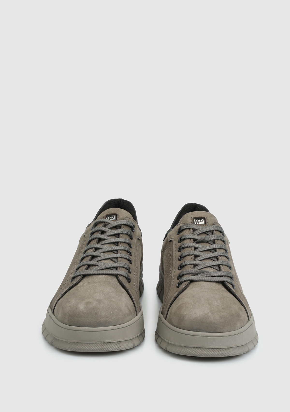 Gri Deri Erkek Ayakkabı